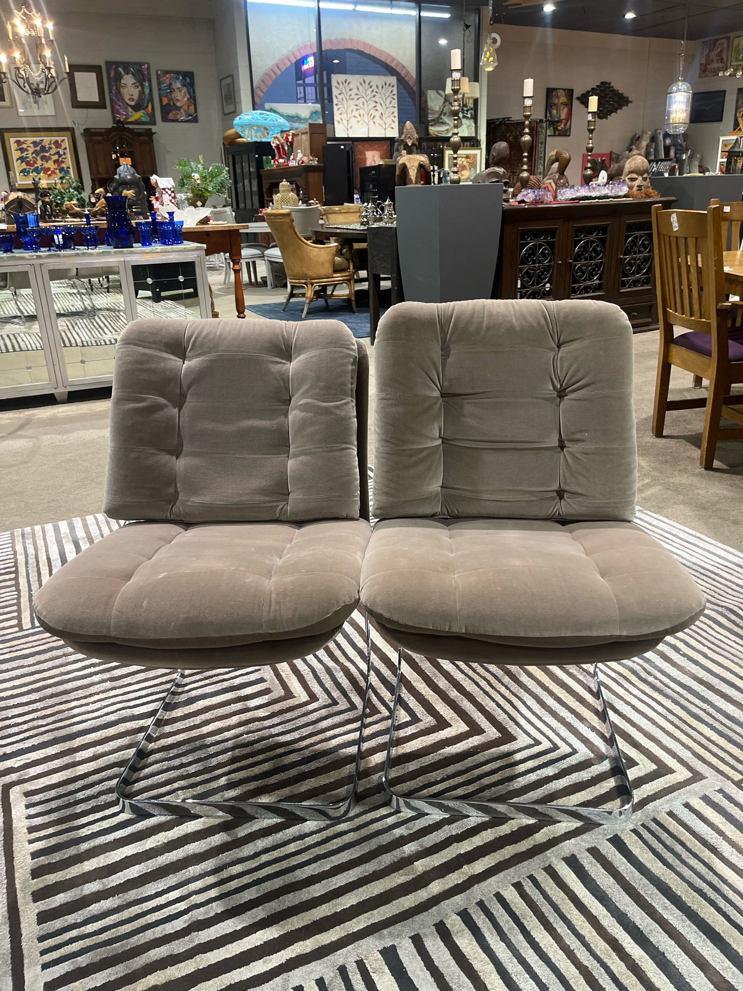 1975 Roche Bobois French Cantilever Chair