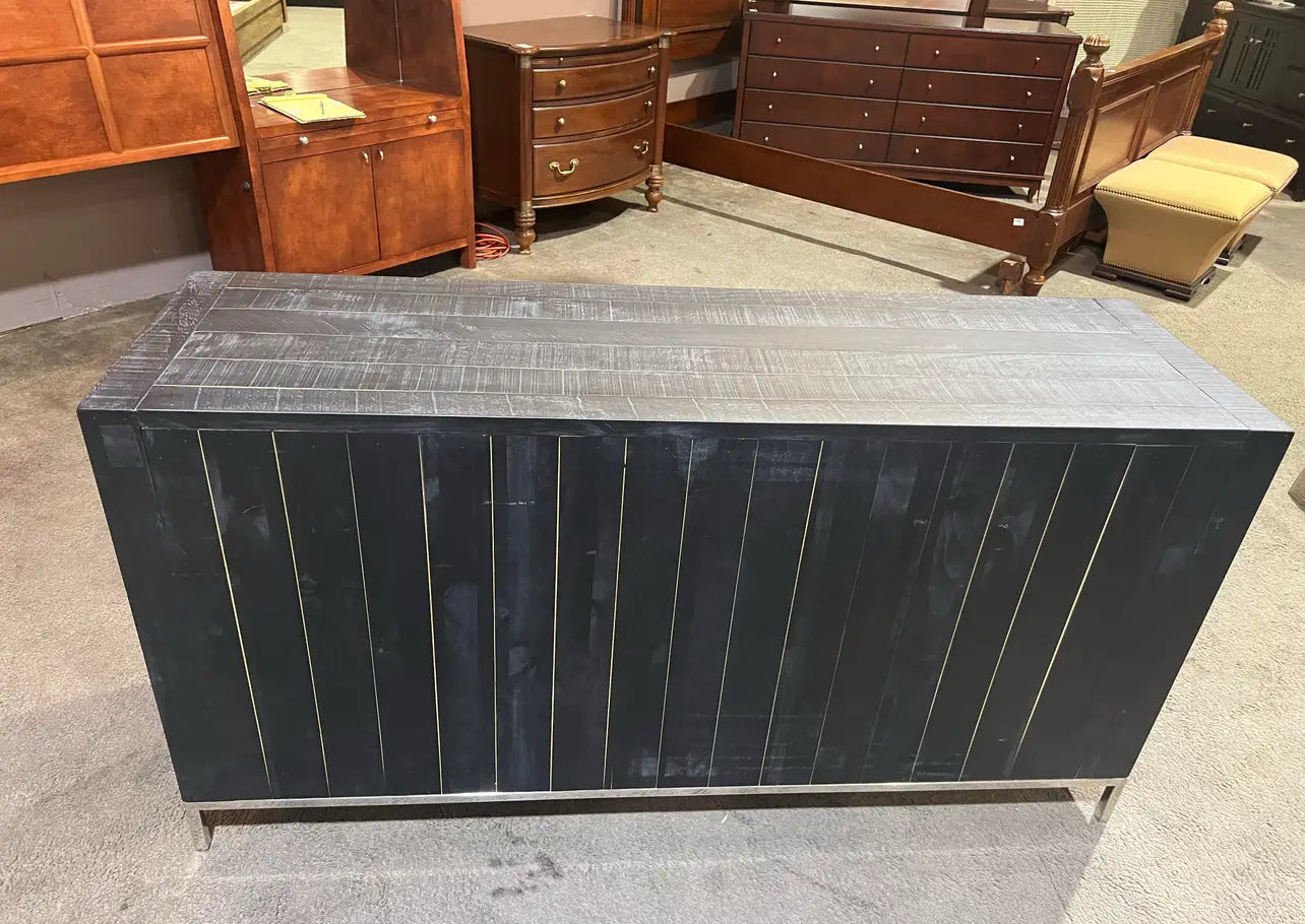 Bernhardt 8 Drawer Black Wood "Loft" Dresser
