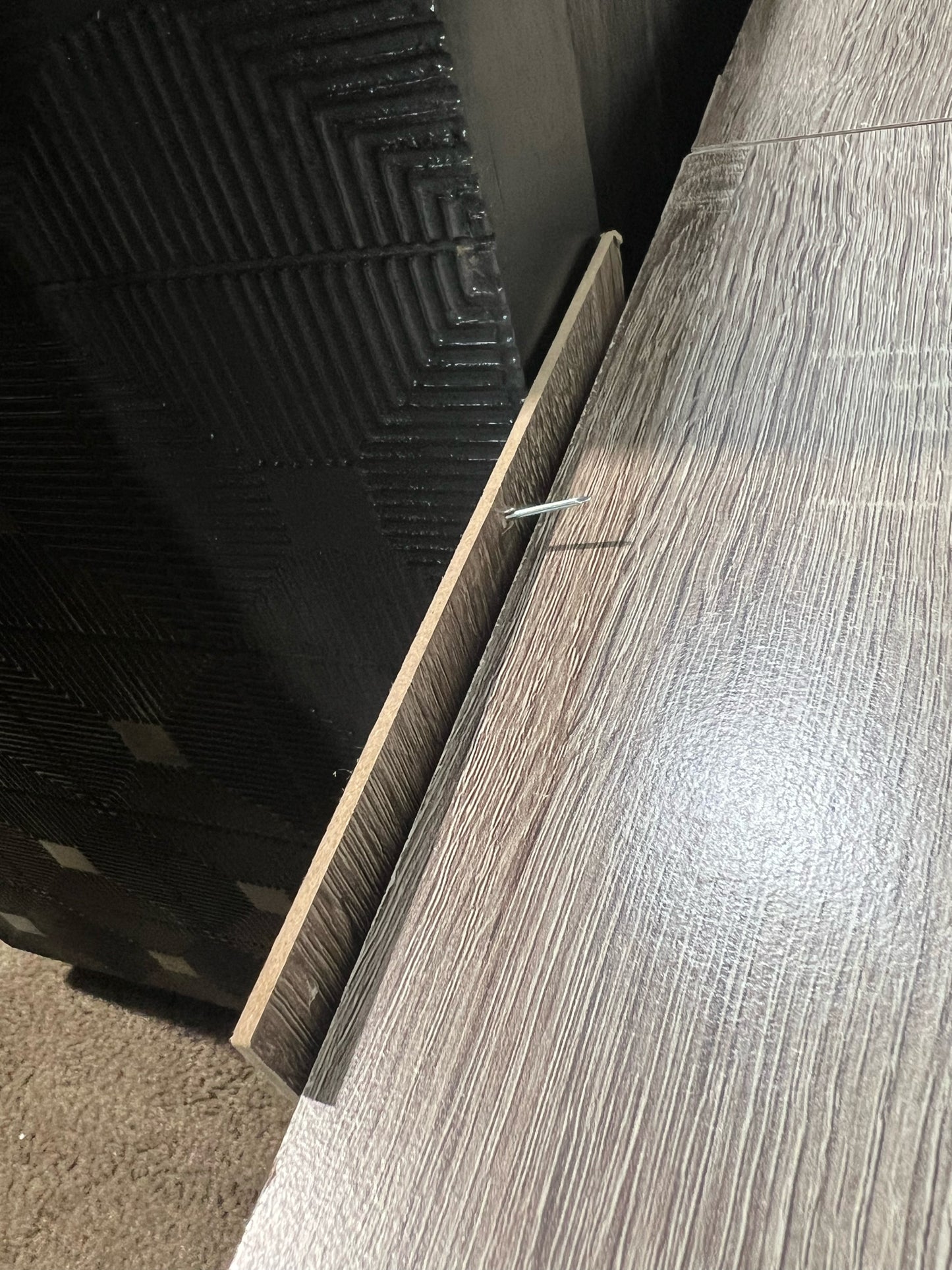 2 Door Grey Media Console