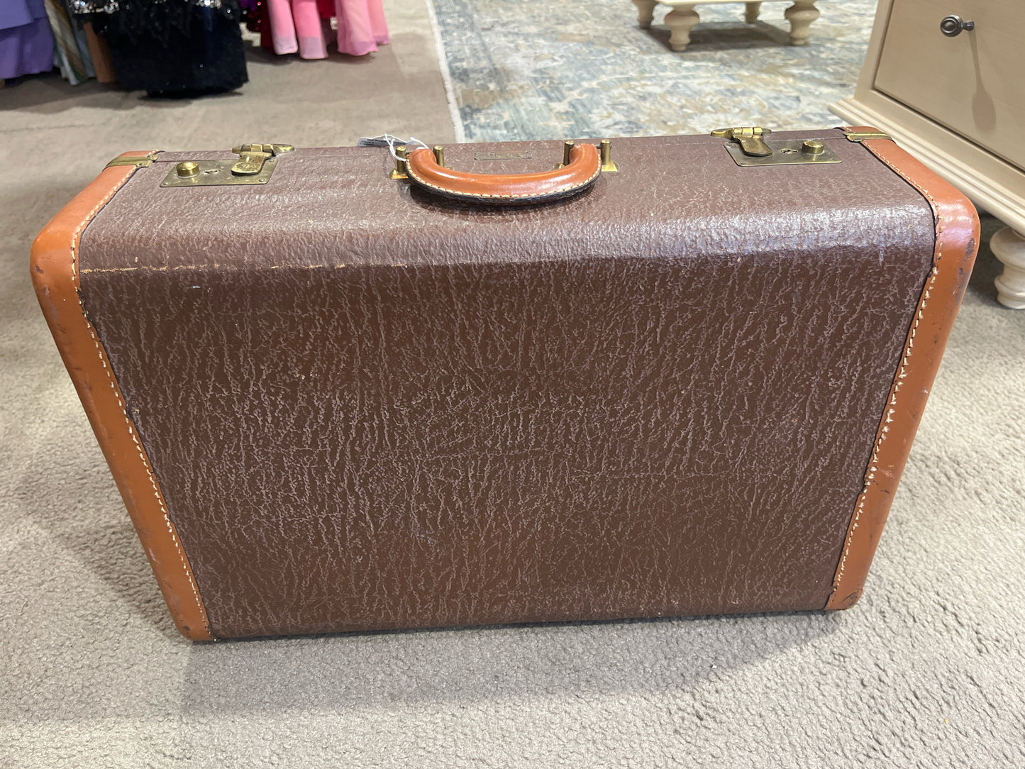 Vintage Brown Suitcase