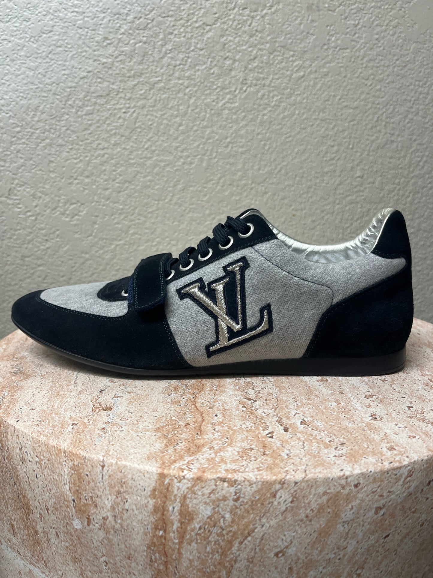 Louis Vuitton Black & Gray Monogram Sneaker