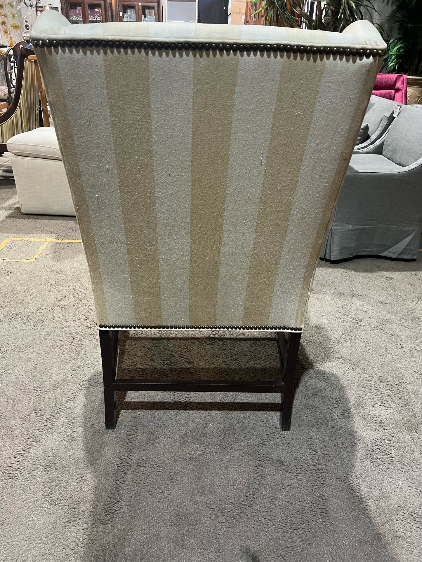 Barclay Butera Beige Wing Chair