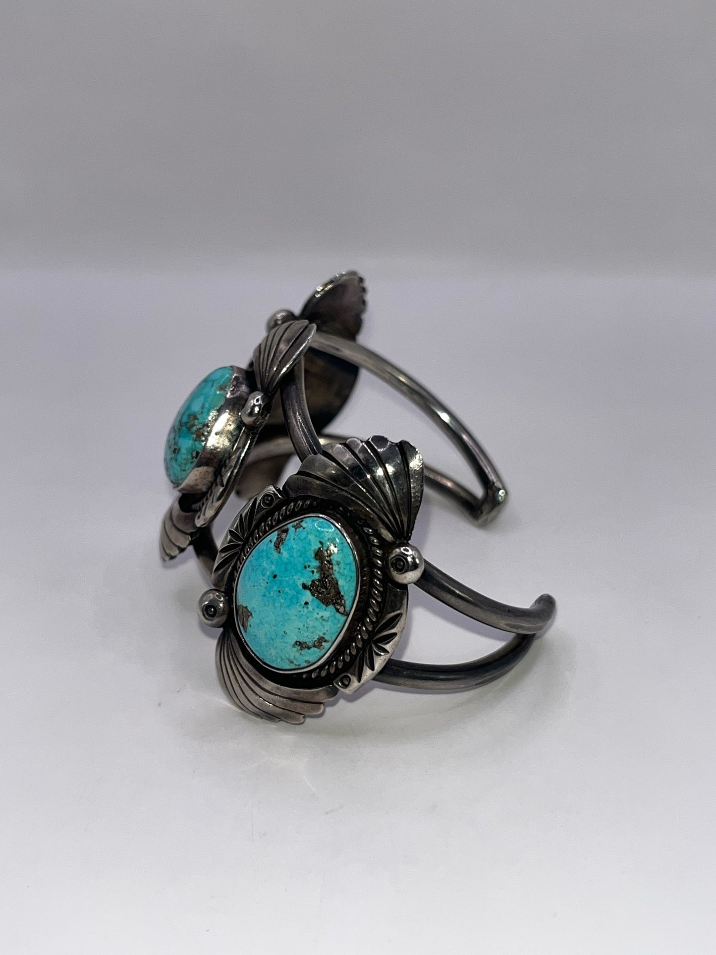 Native Style 925 Sterling Silver & Turquoise Bracelet