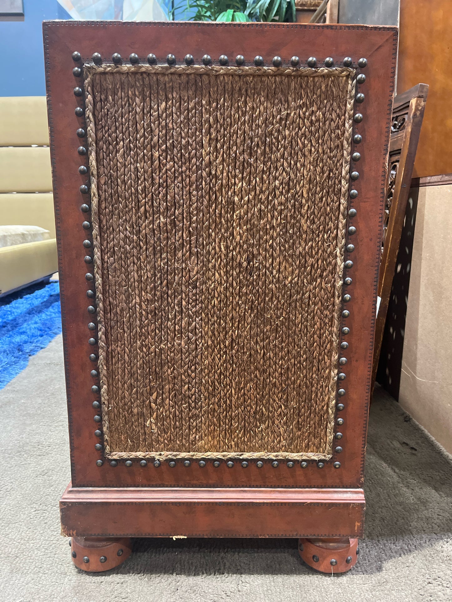 Maitland Smith Red & Seagrass Dresser