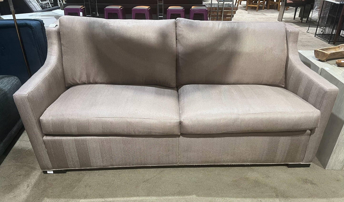 Pearson Tan Chevron Fabric Sofa Sleeper