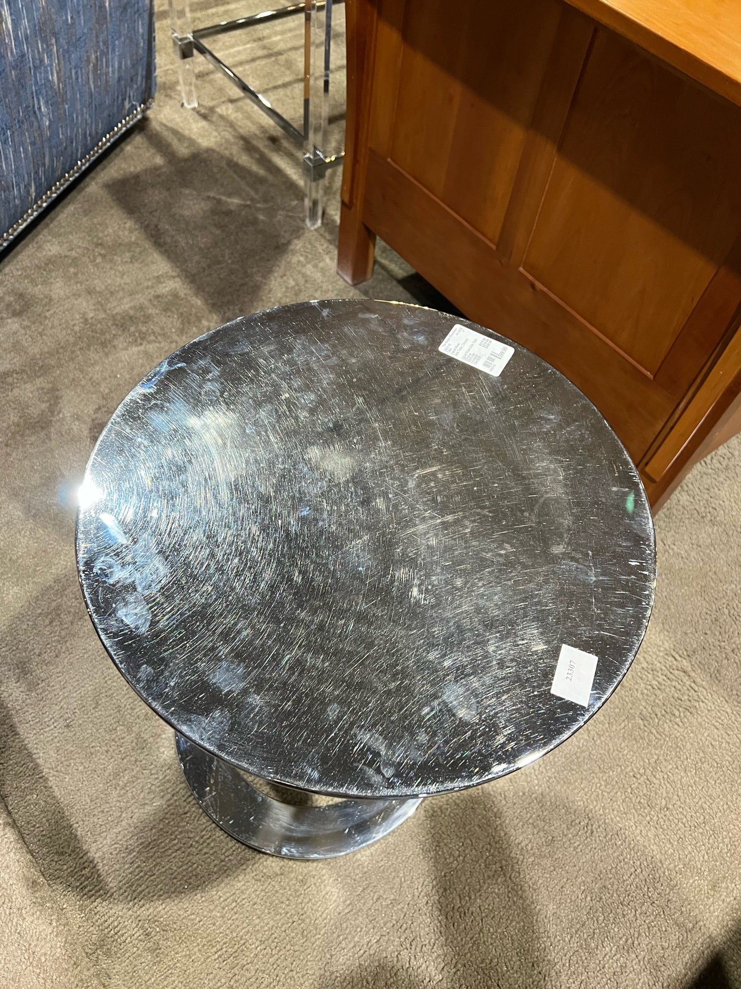 Liguet Roset Side Table Chrome