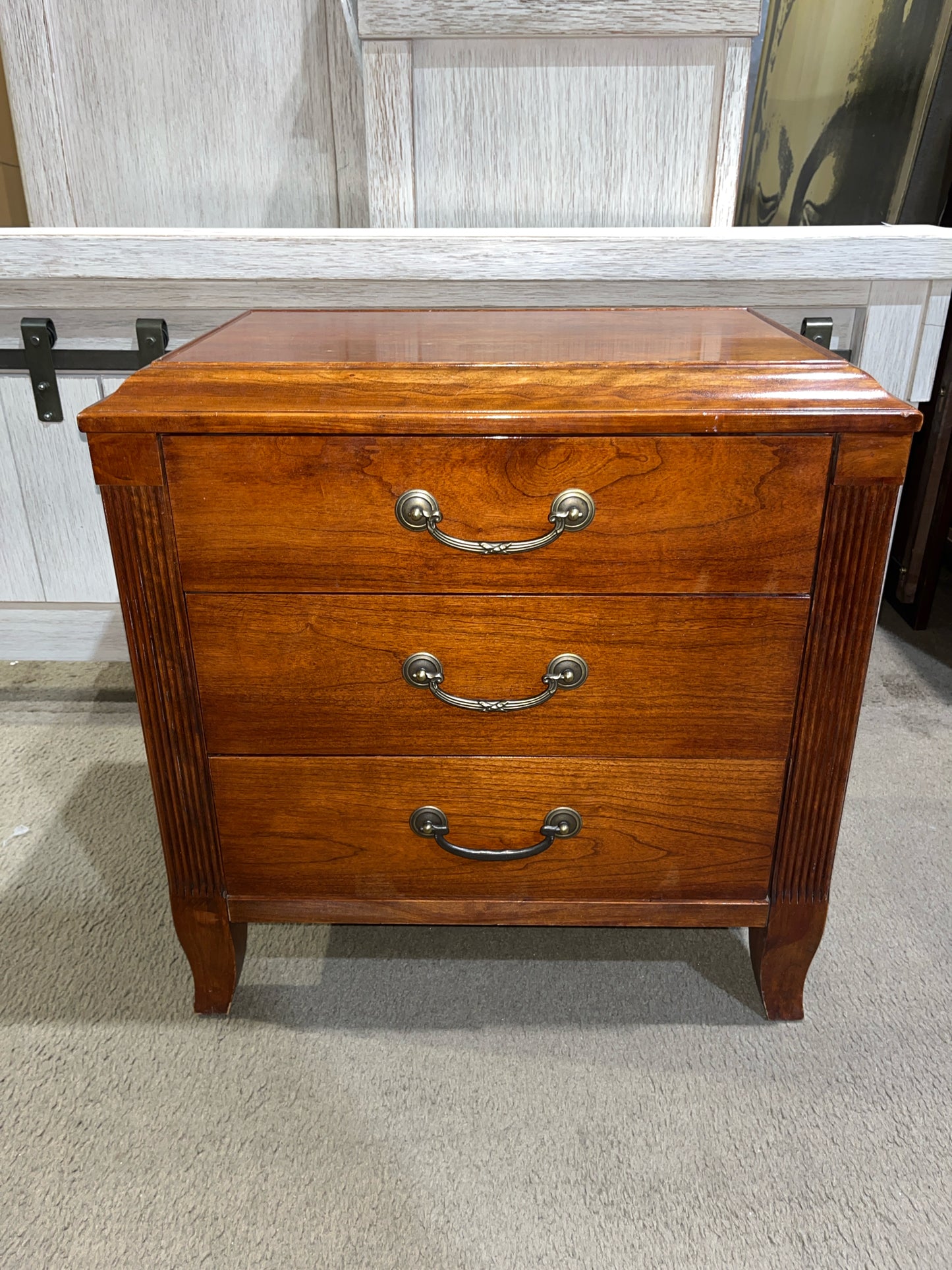 Ethan Allen Cherry Wood "Clement" Nightstand