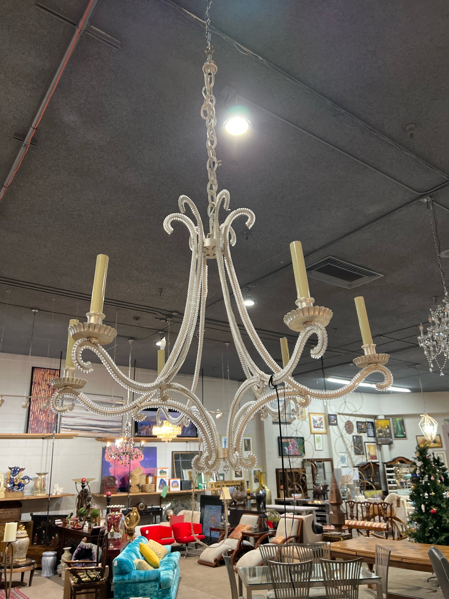 L27 Visual Comfort Oslo Chandelier by EF Chapman