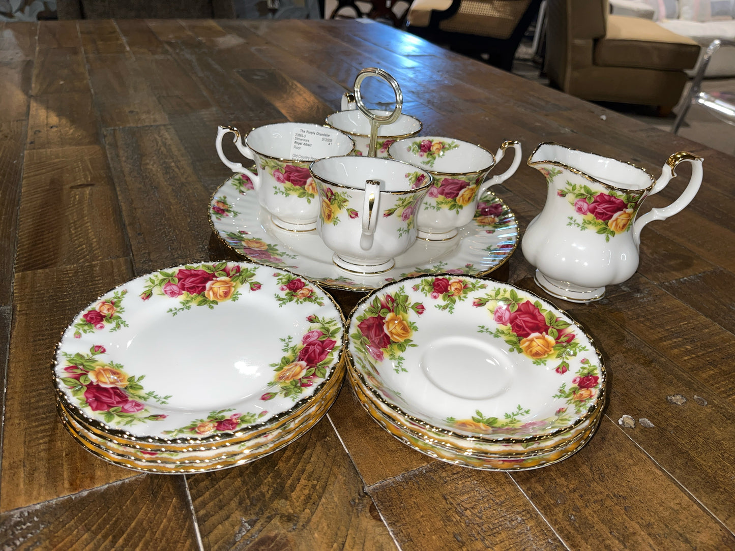 Royal Albert Old Country Roses 16 Piece Tea Set