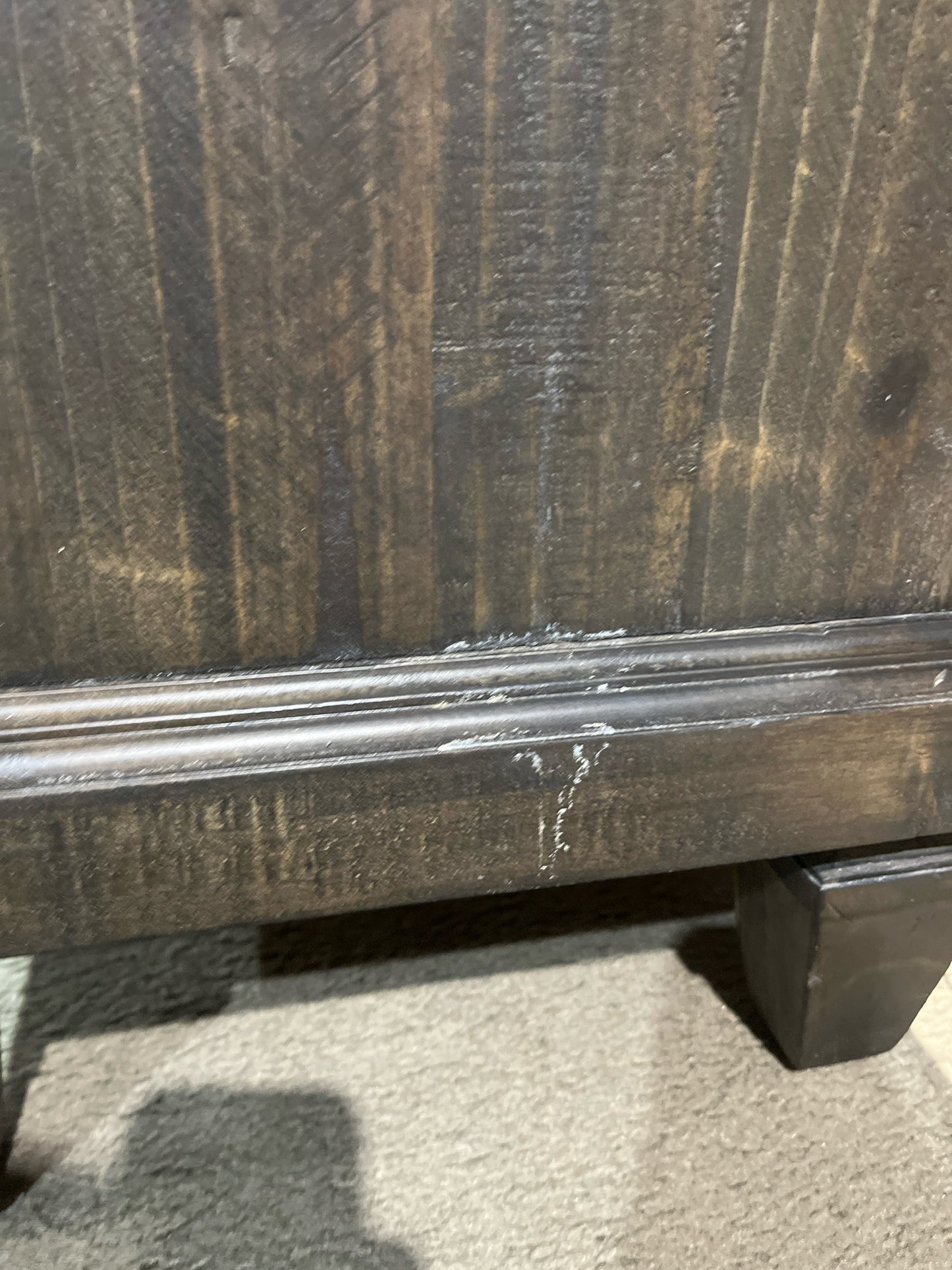 Magnussen 2 Drawer Gray Wood "Calistoga" Nightstand