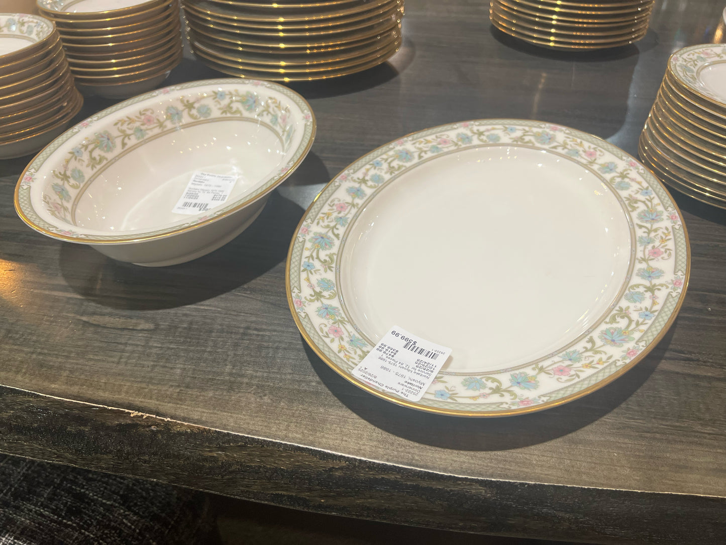 1975 - 1986 Noritake Miyoshi Service for 12 Dinnerware Set