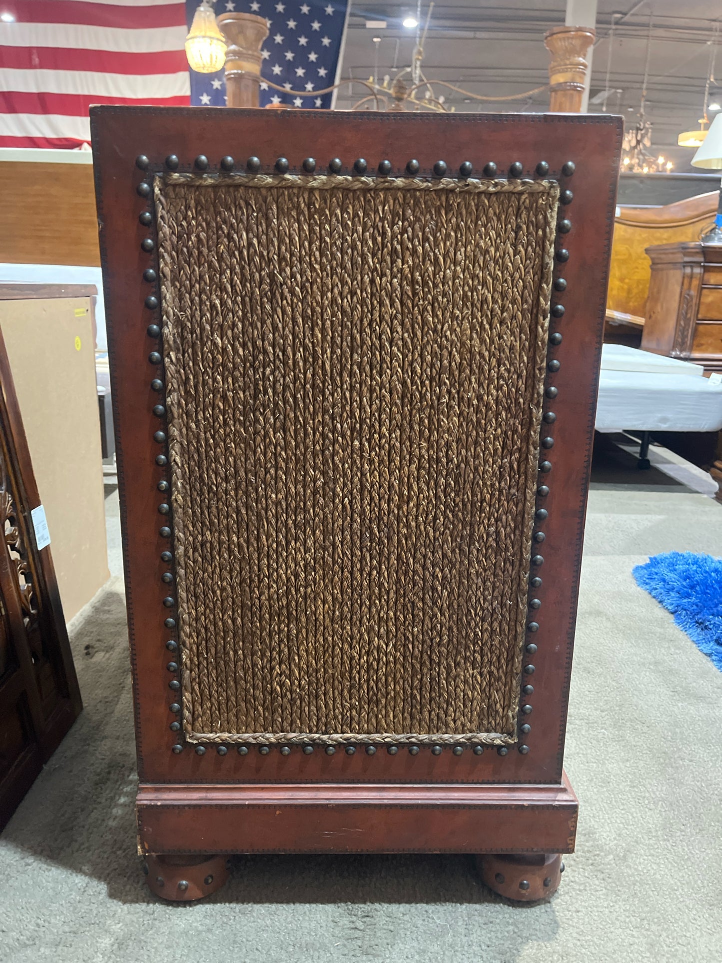 Maitland Smith Red & Seagrass Dresser