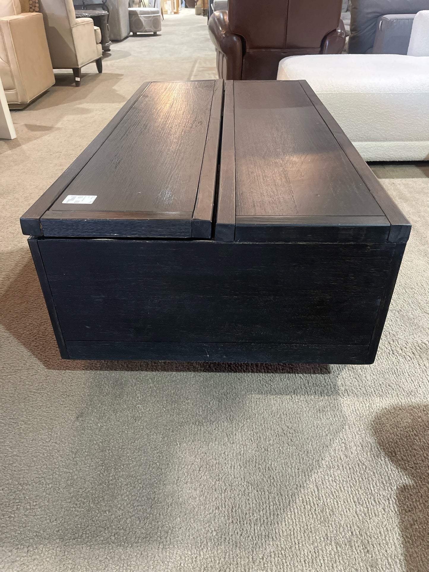 Black Wood Lift Top Coffee Table