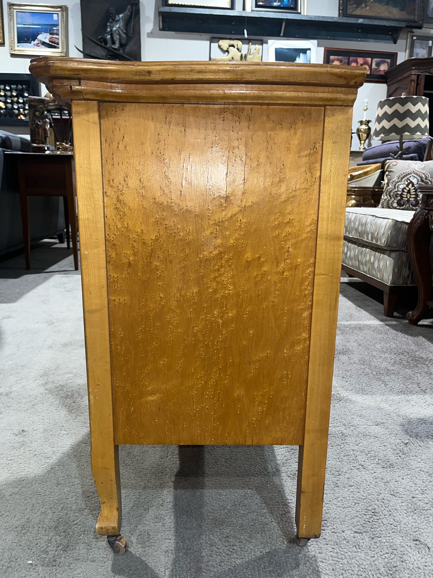 Antique Birdseye Maple Wash Stand