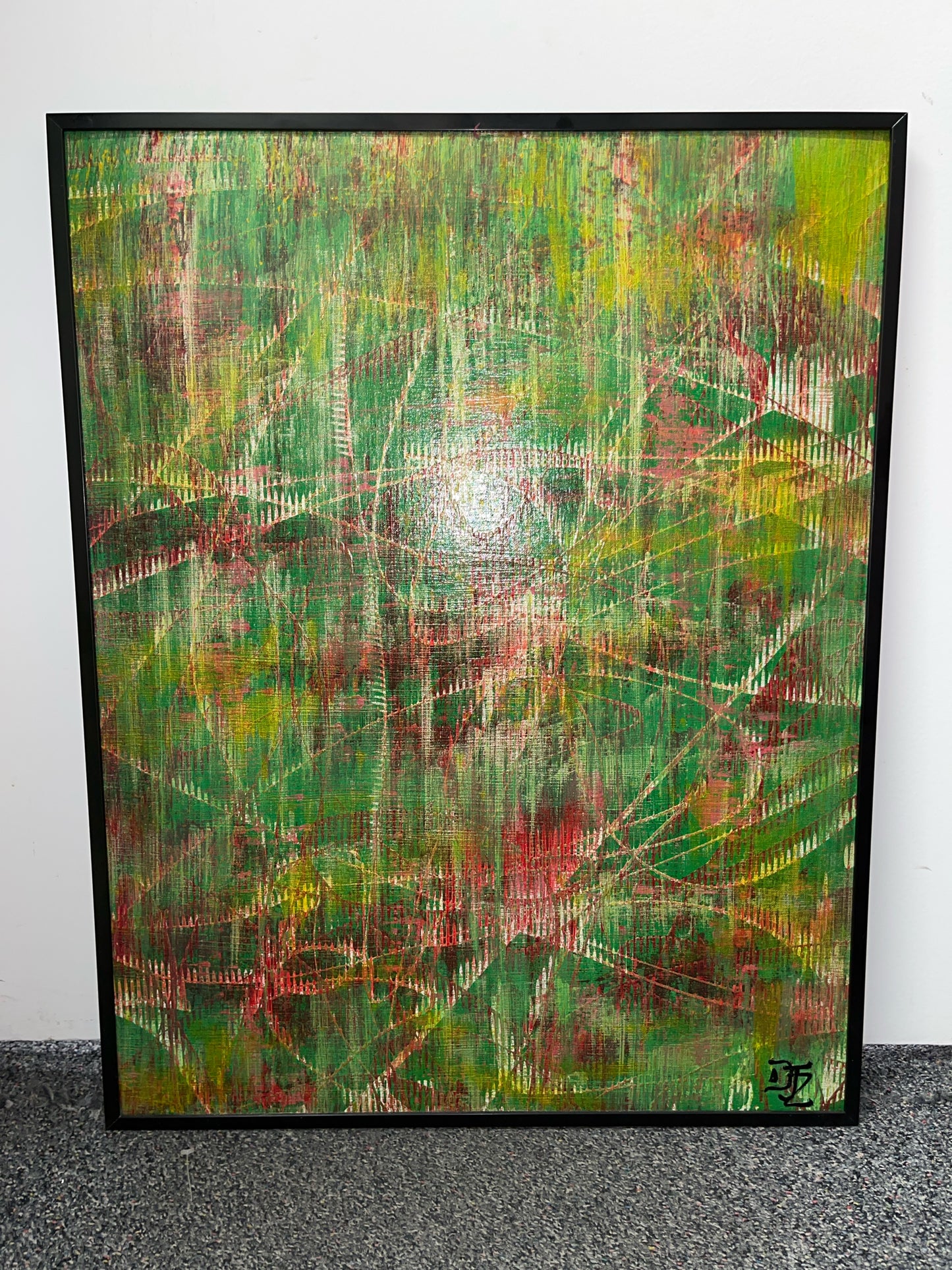 Dennis John Ziegler Green Canvas