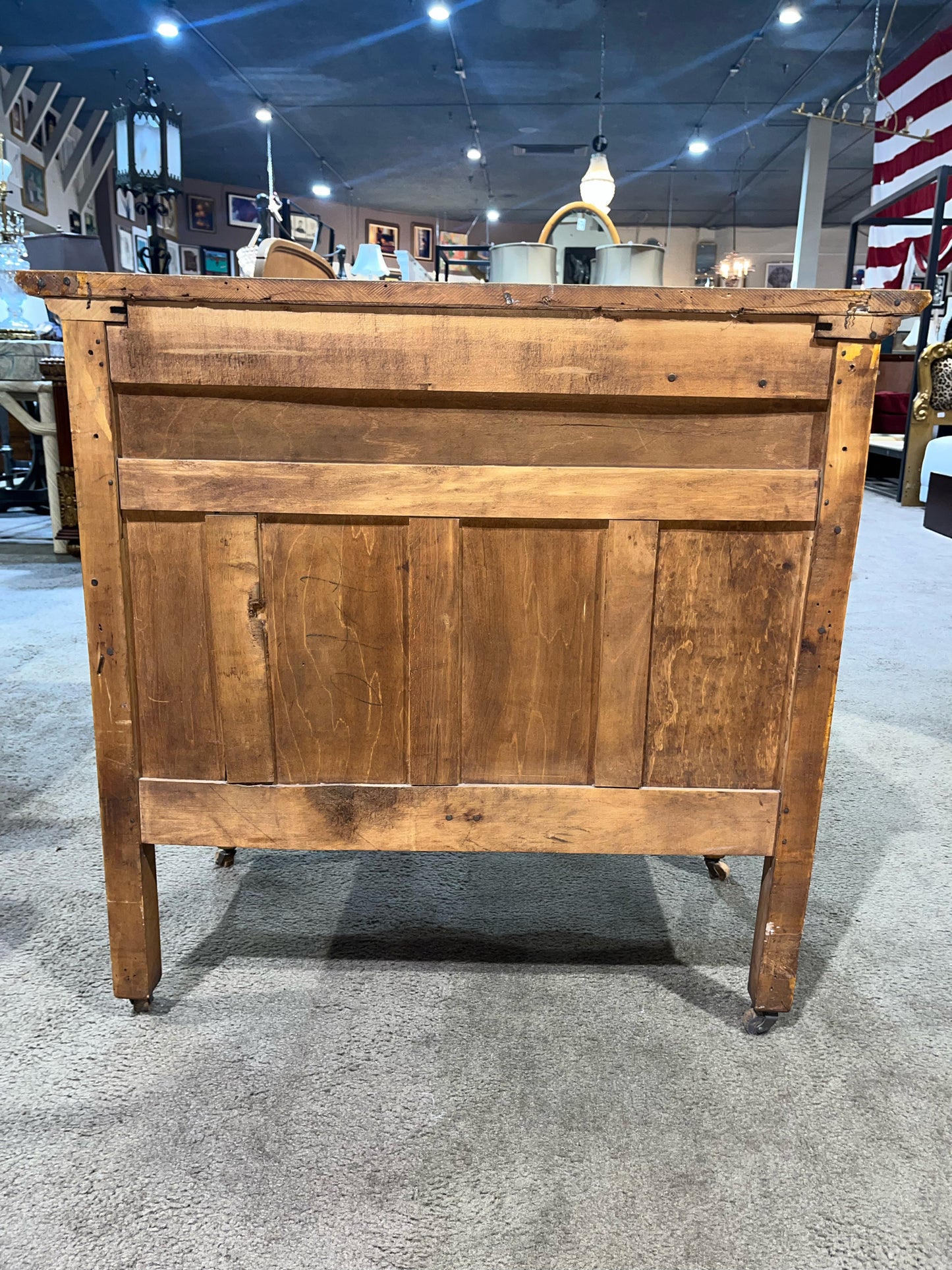 Antique Birdseye Maple Wash Stand