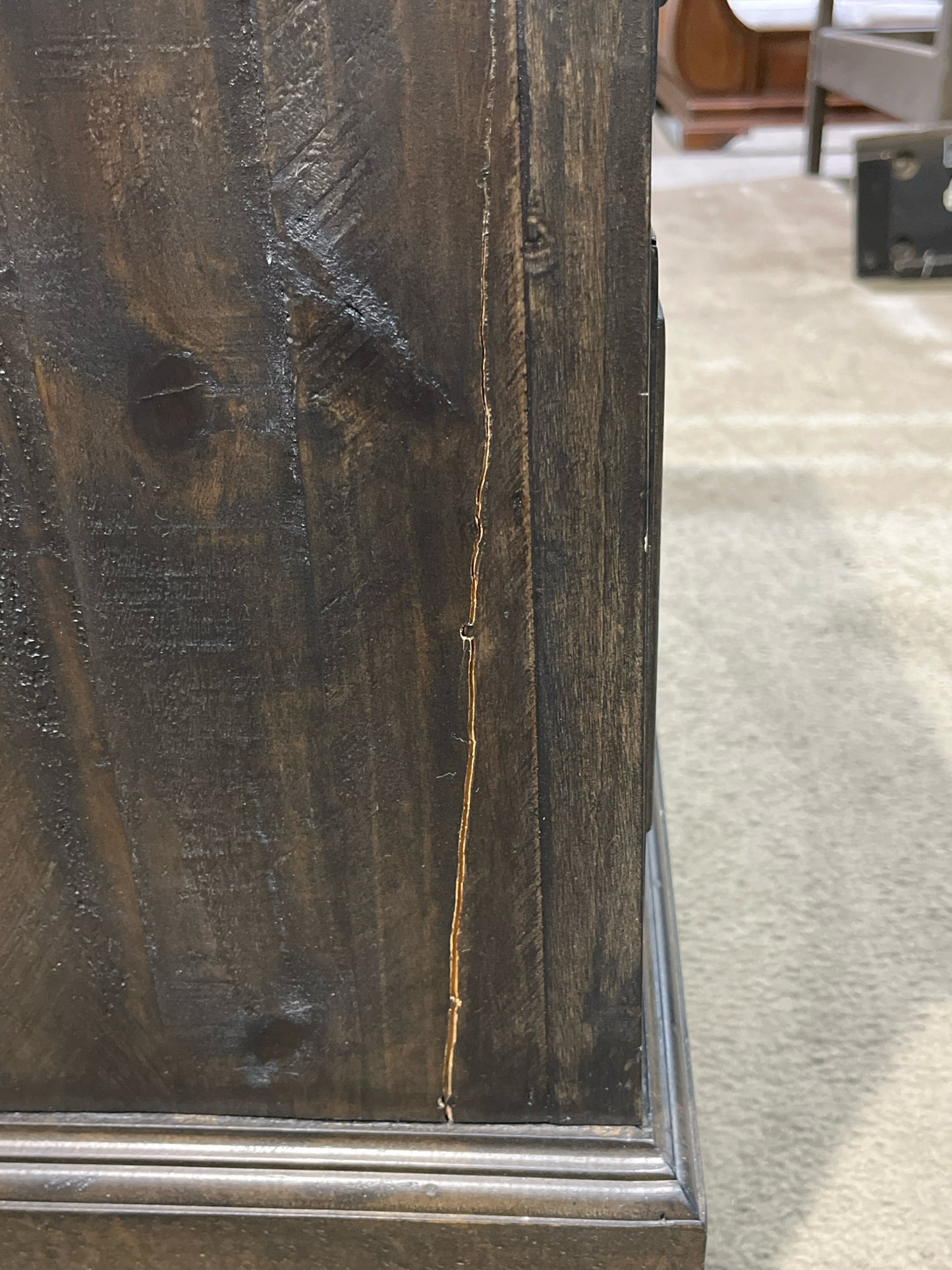 Magnussen 2 Drawer Gray Wood "Calistoga" Nightstand