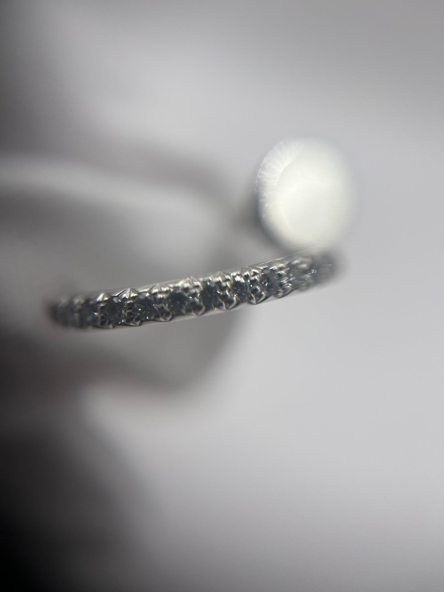 Cartier 18K White Gold & Diamond "Juste un Clou" Earrings