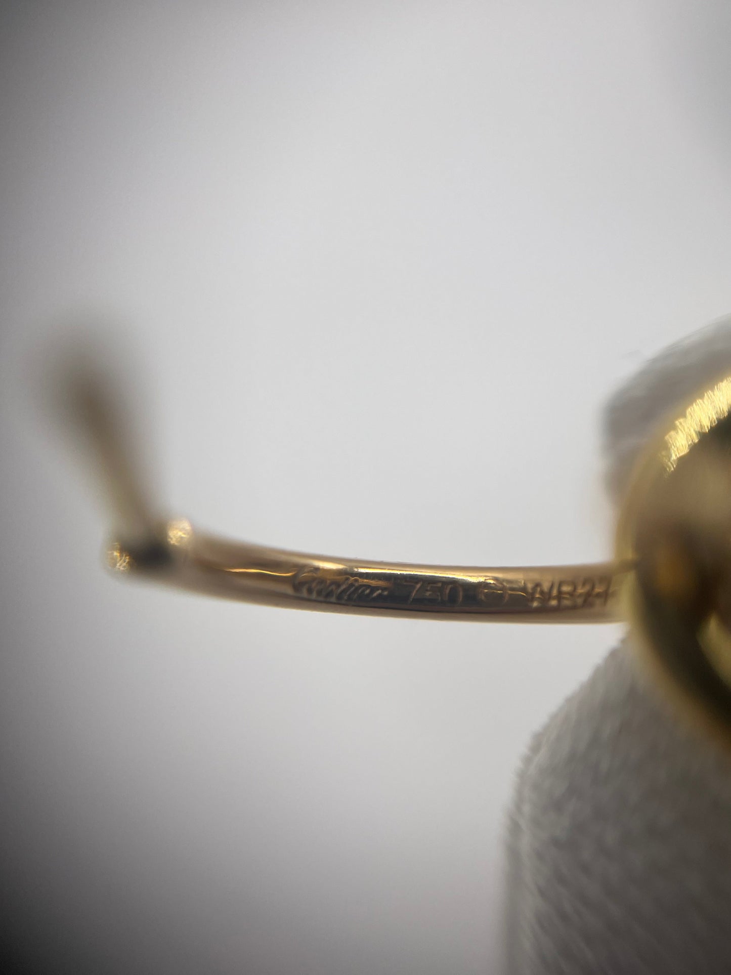 Cartier 18K Gold & Diamond Trinity Earrings
