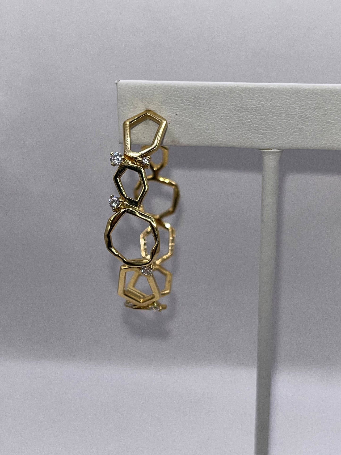 Mimi So 18K Yellow Gold & Diamond Hoop Earrings
