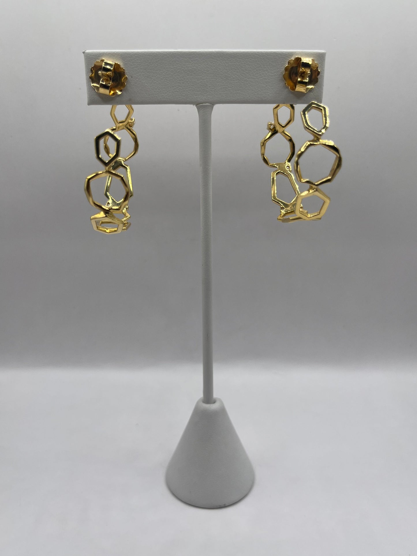 Mimi So 18K Yellow Gold & Diamond Hoop Earrings