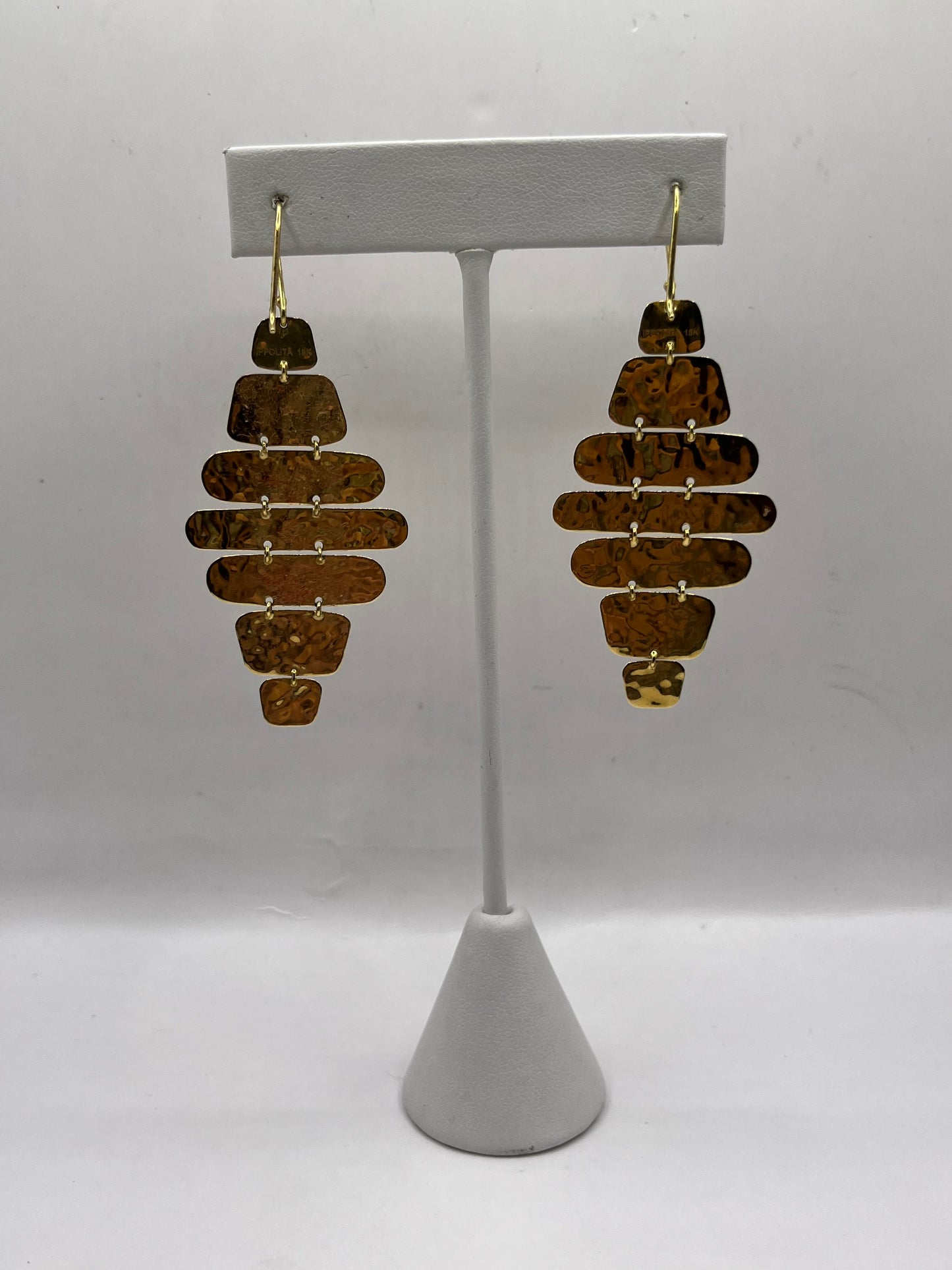 Ippolita 18K Yellow Gold Hammered Earrings
