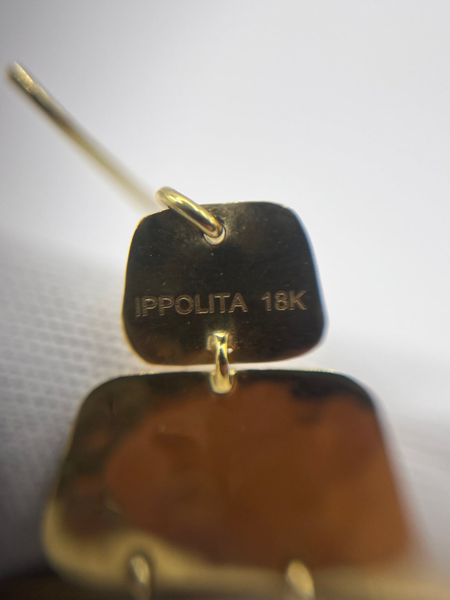 Ippolita 18K Yellow Gold Hammered Earrings
