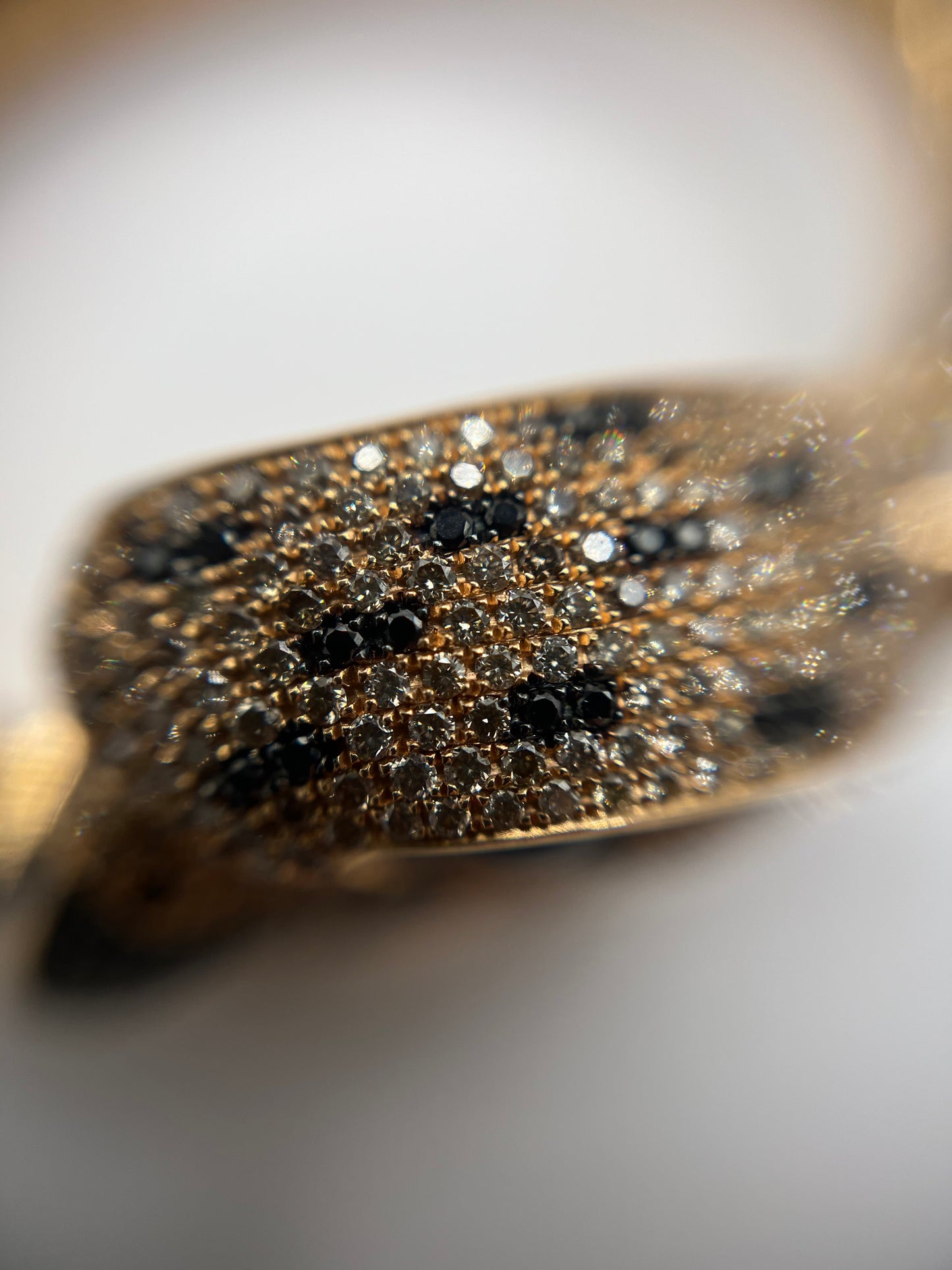 Roberto Coin 18K Rose Gold Diamond & Onyx Hawk Bracelet