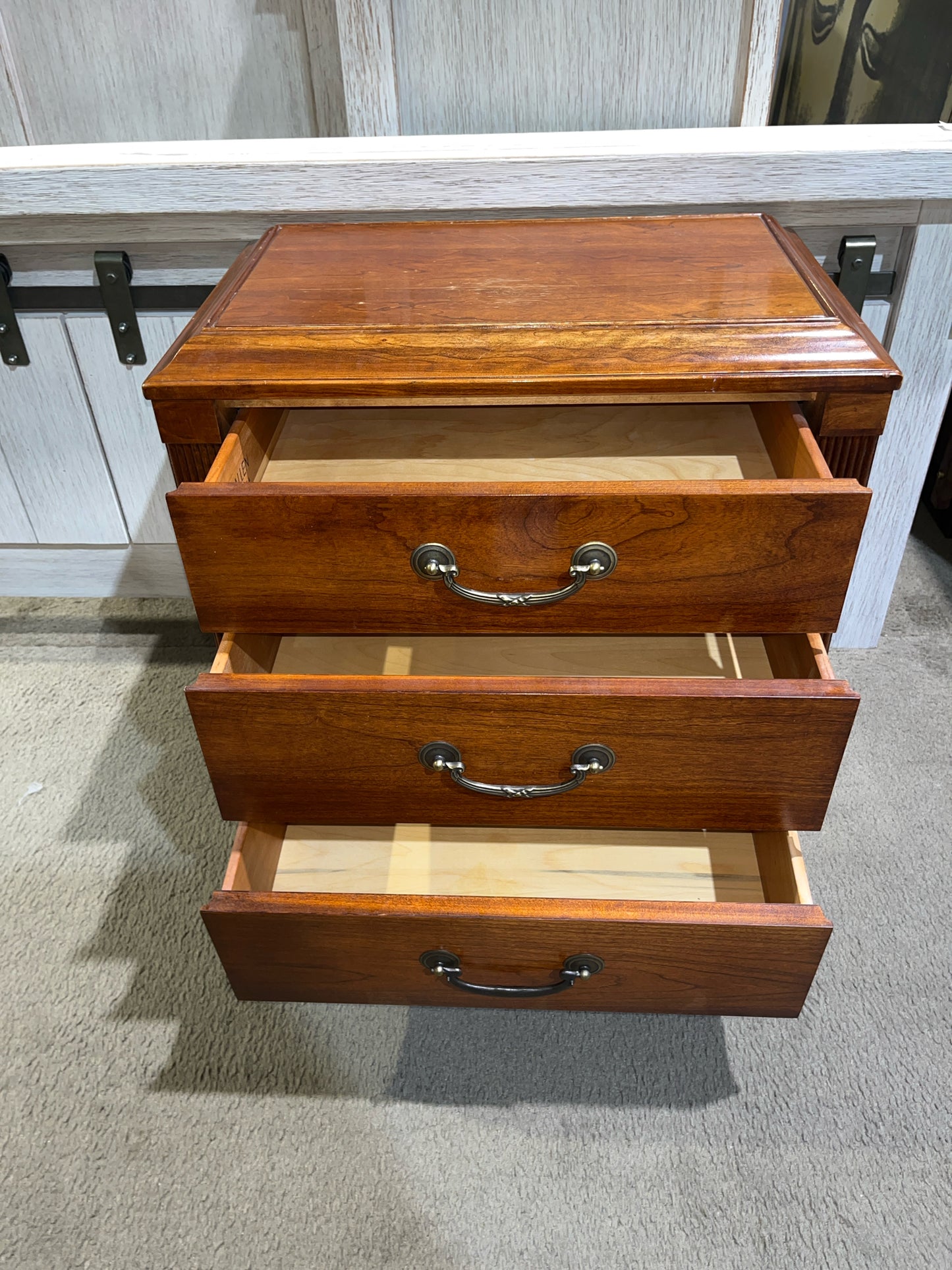 Ethan Allen Cherry Wood "Clement" Nightstand
