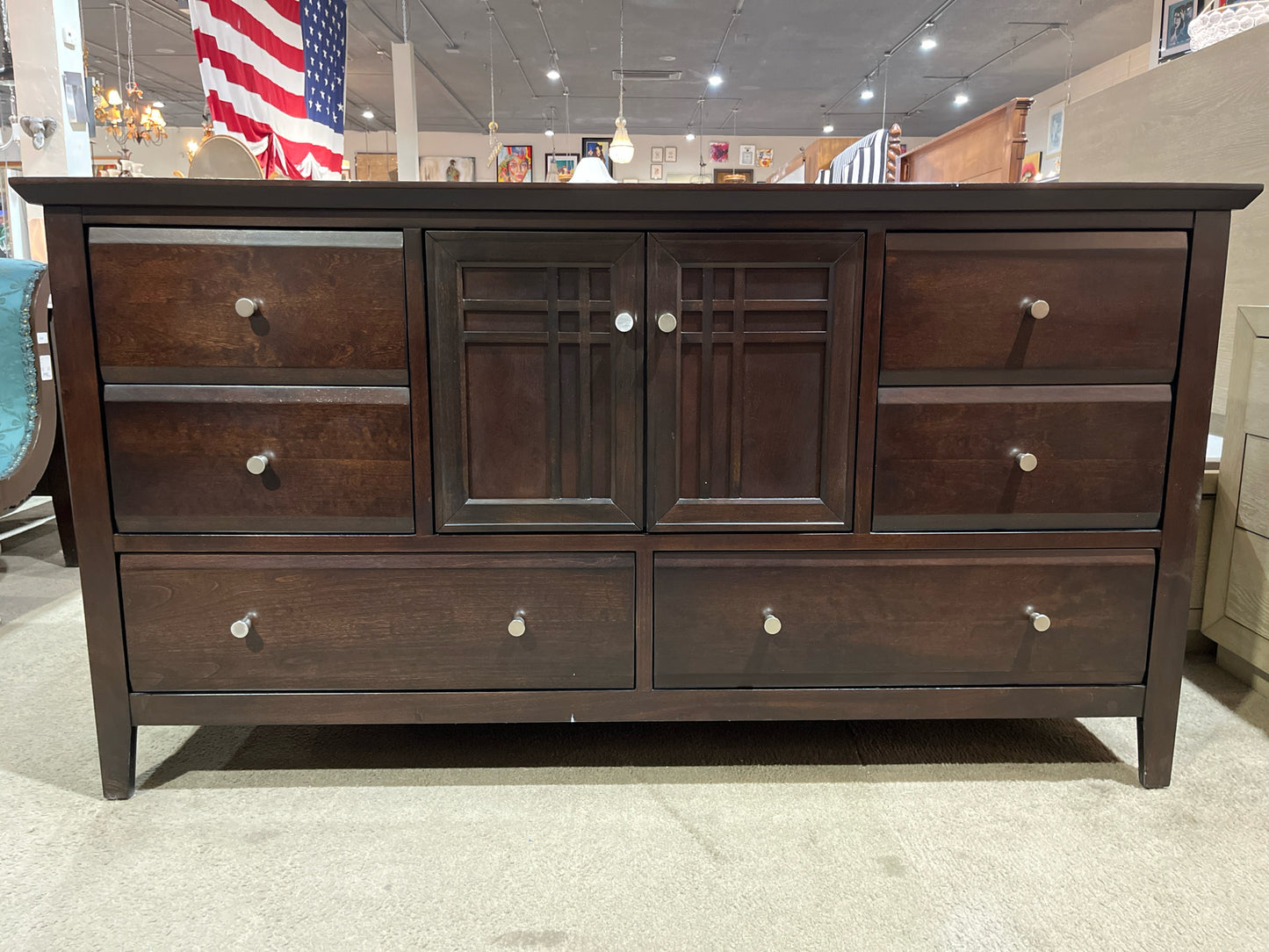 Casana Dark Wood Dresser