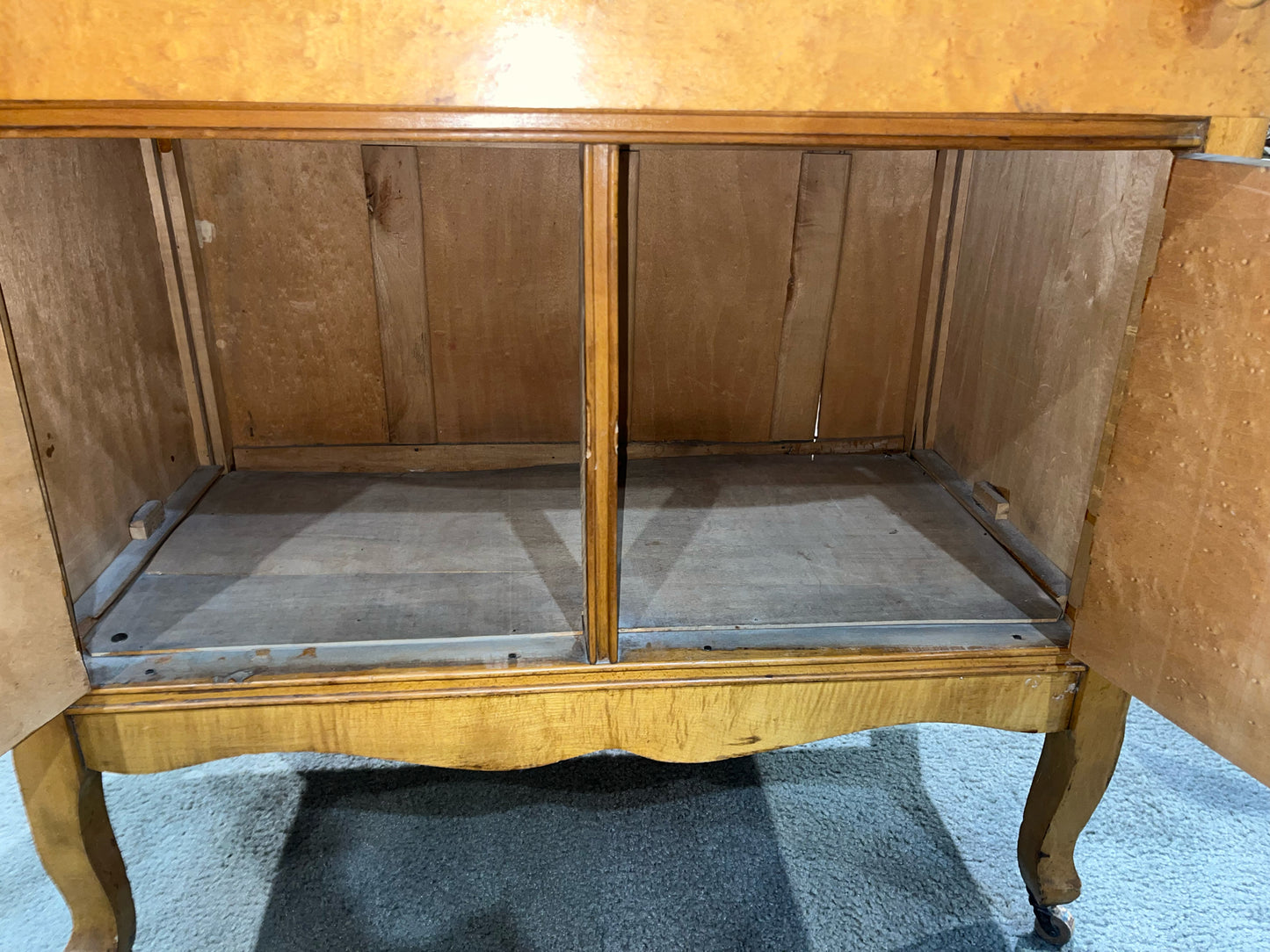 Antique Birdseye Maple Wash Stand