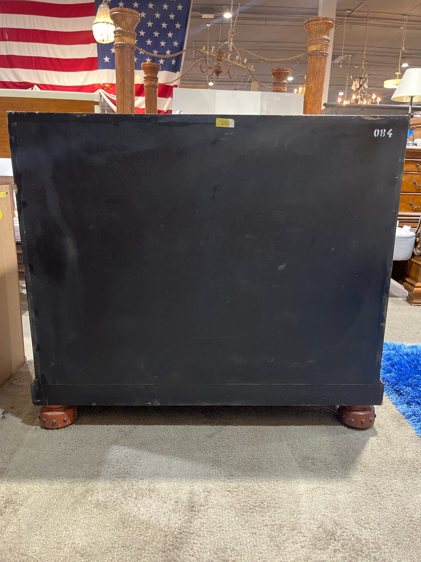 Maitland Smith Red & Seagrass Dresser