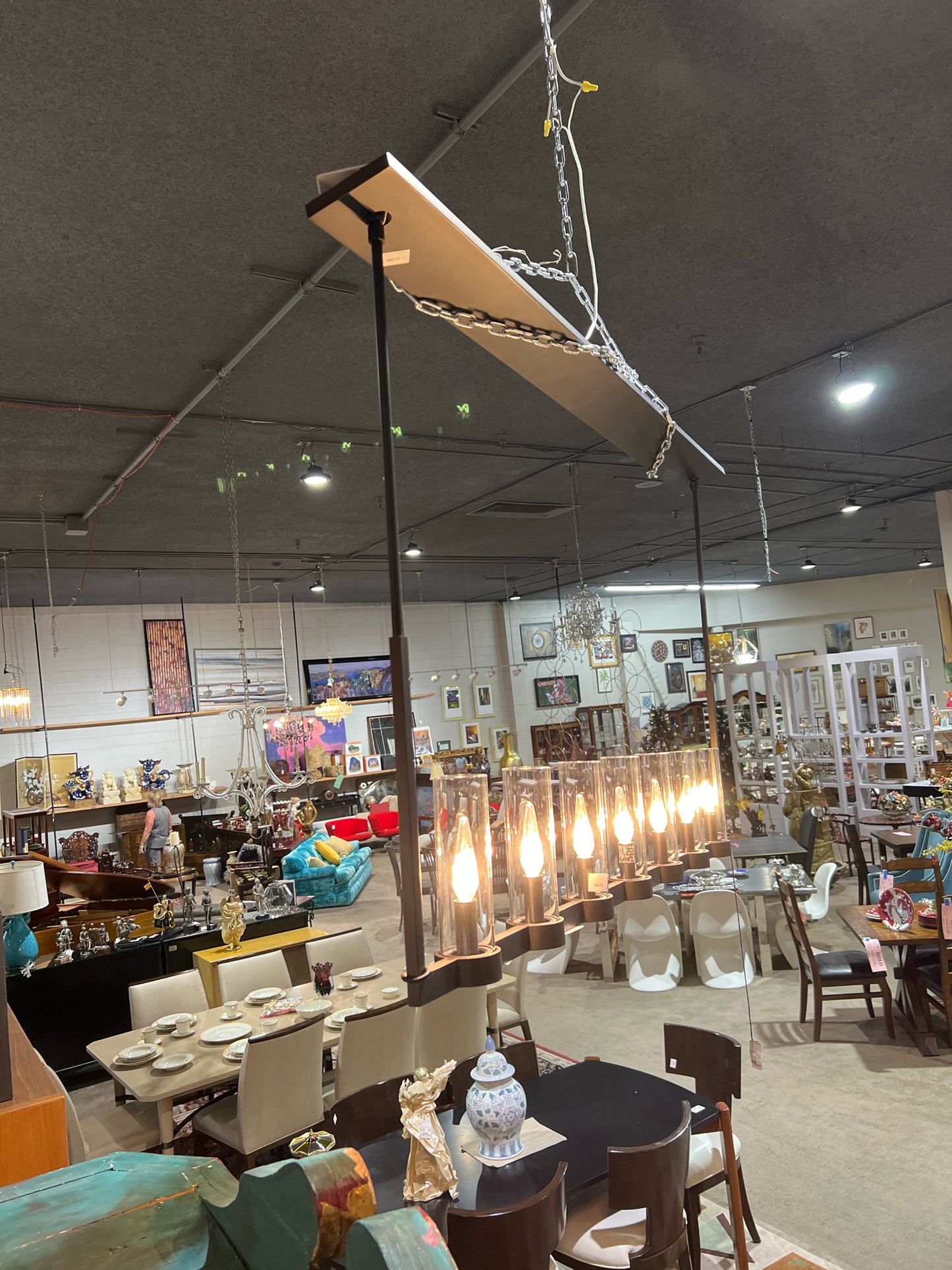 Restoration Hardware Seven Light " Ravelle" Chandelier