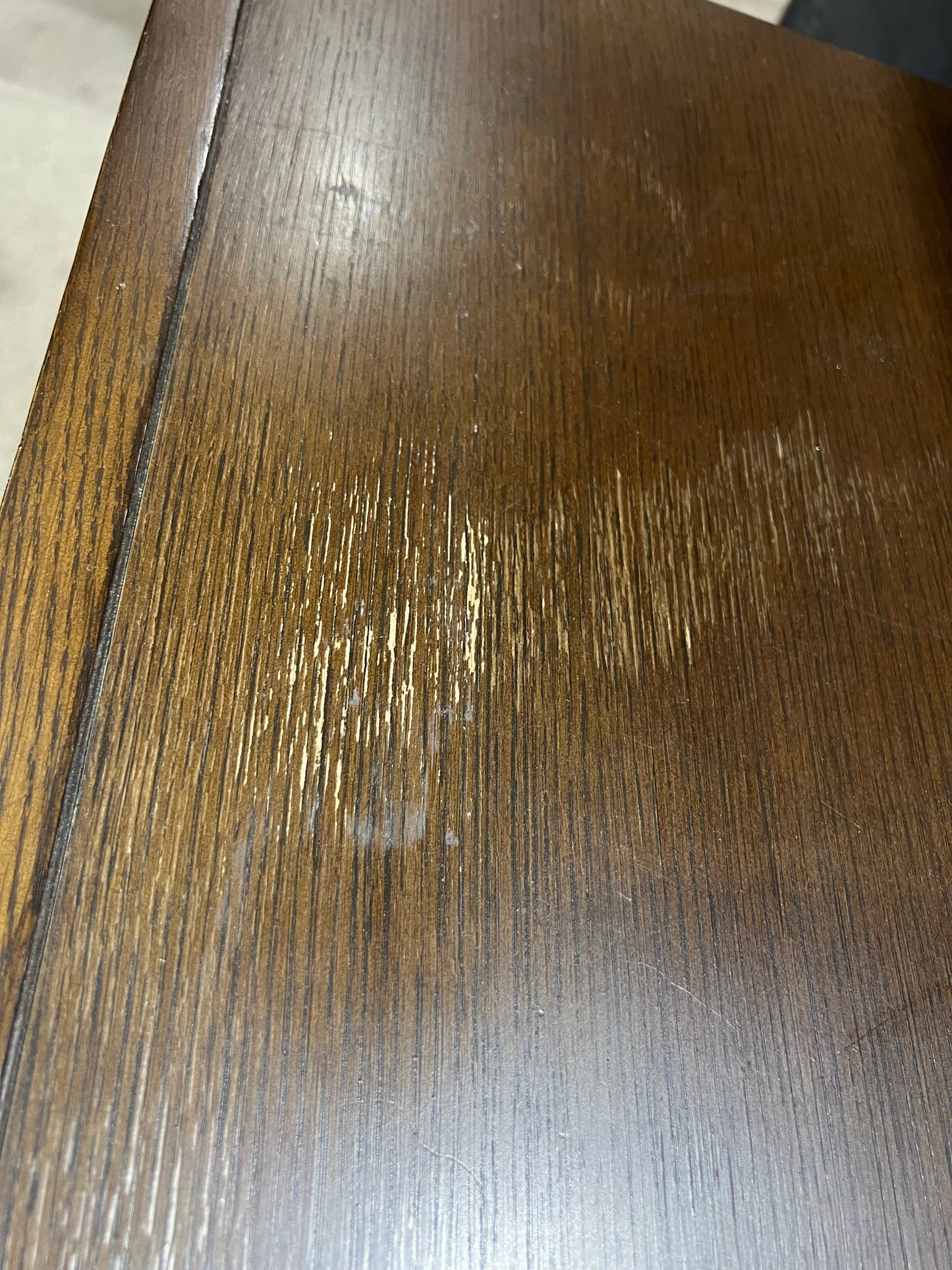 Century Single Drawer Oak Nightstand