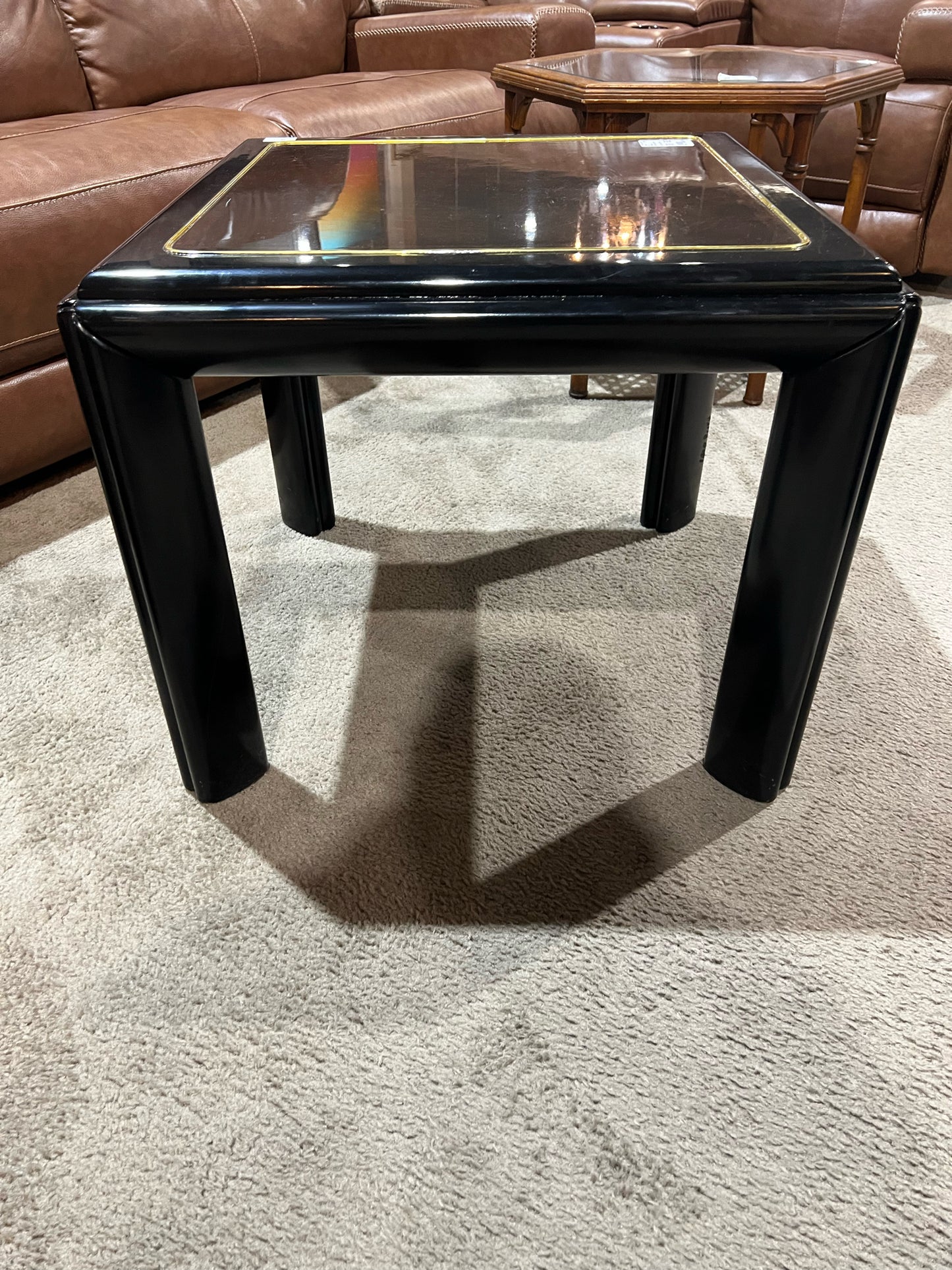 Henredon Dark Wood Scene III Table