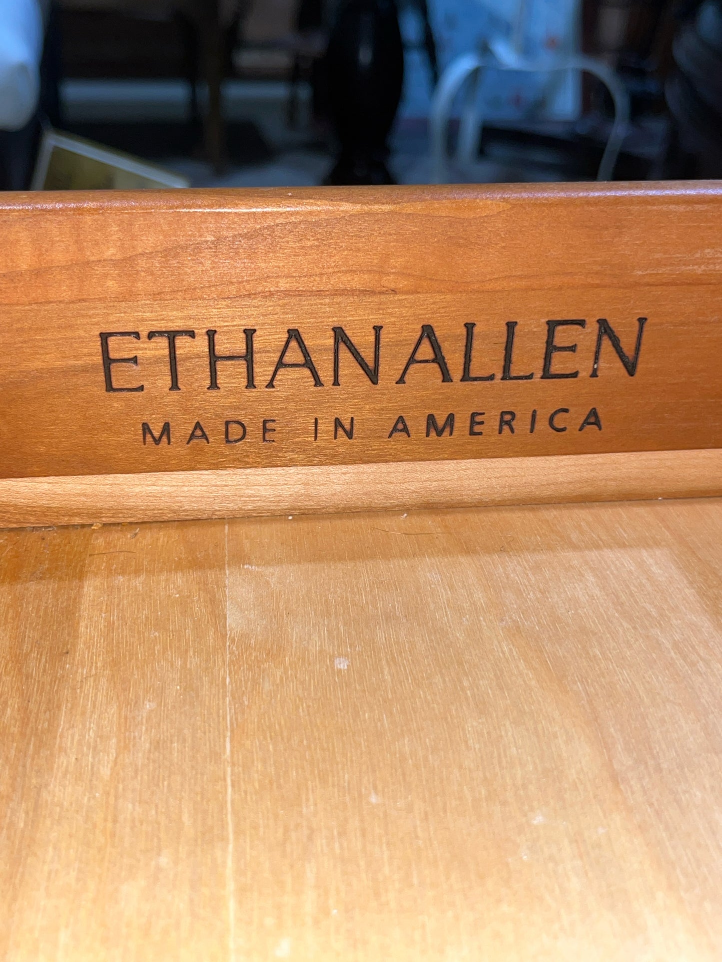 Ethan Allen Cherry Wood "Clement" Nightstand