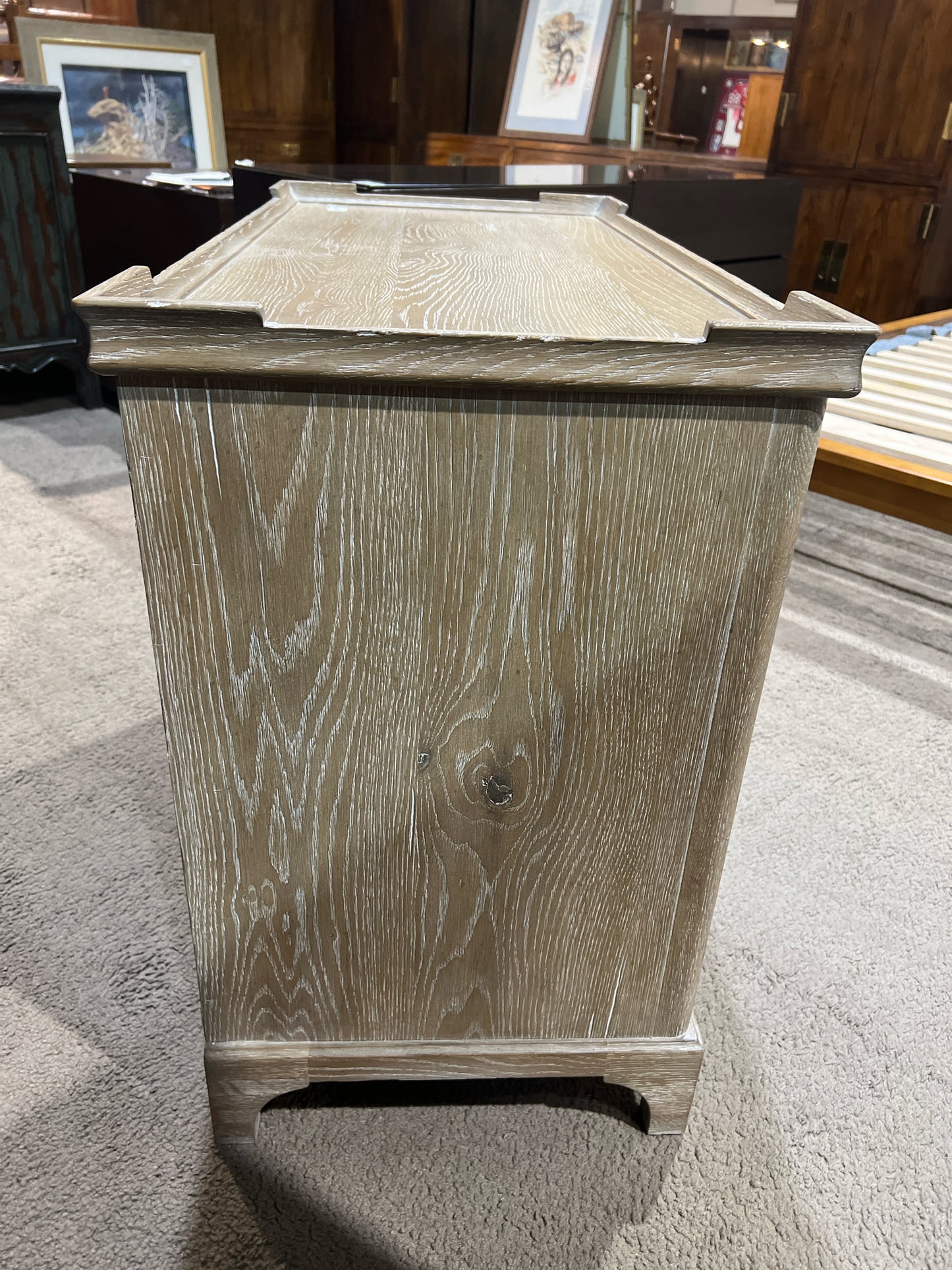 Bernhardt Rustic Three Drawer Nightstand