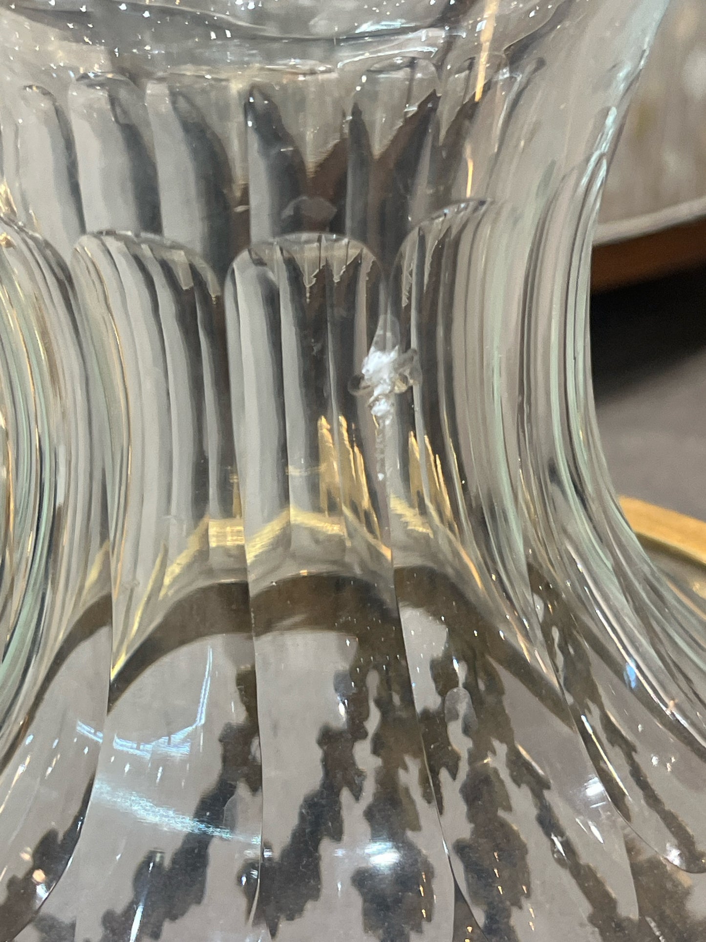 19th Century King Louis XVI Baccarat Crystal Vase With Ormolu Trim
