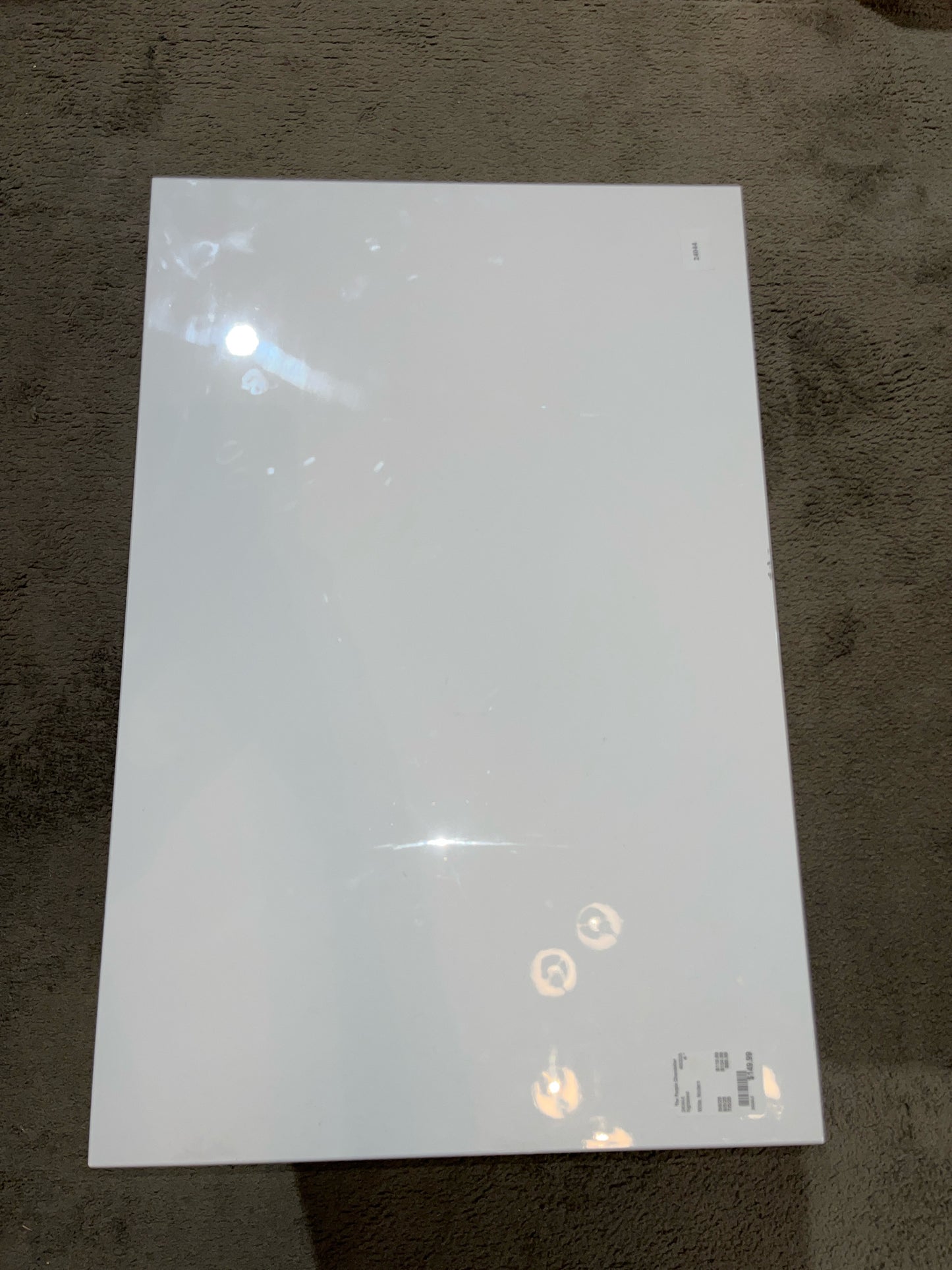 White Modern 2 Drawer Nightstand