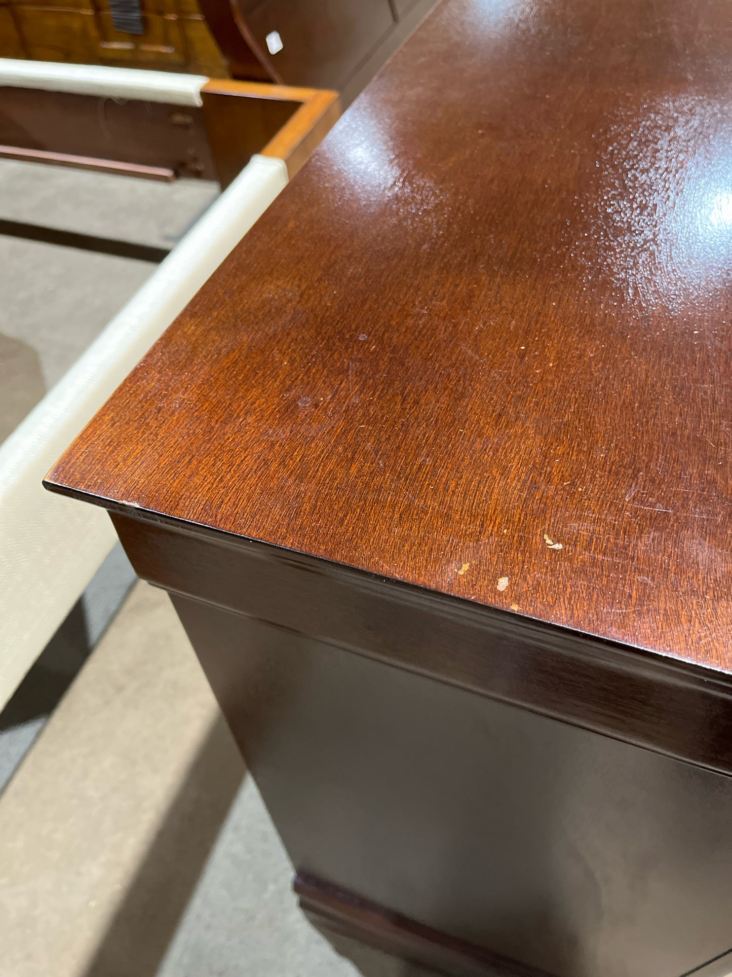 Dark Wood 6 Drawer Dresser