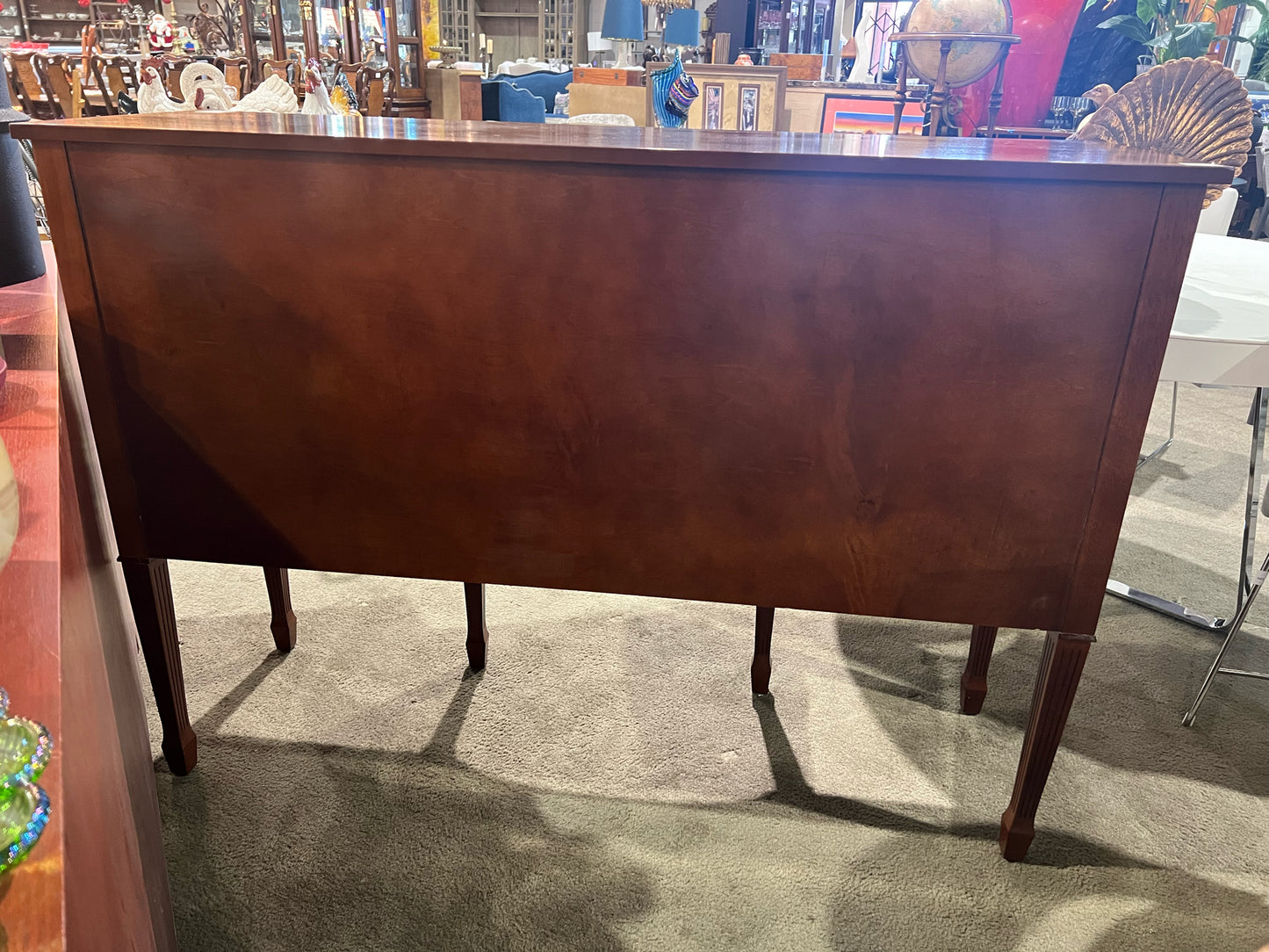 Bombay Company 5 Drawer 2 Door Dark Wood Buffet