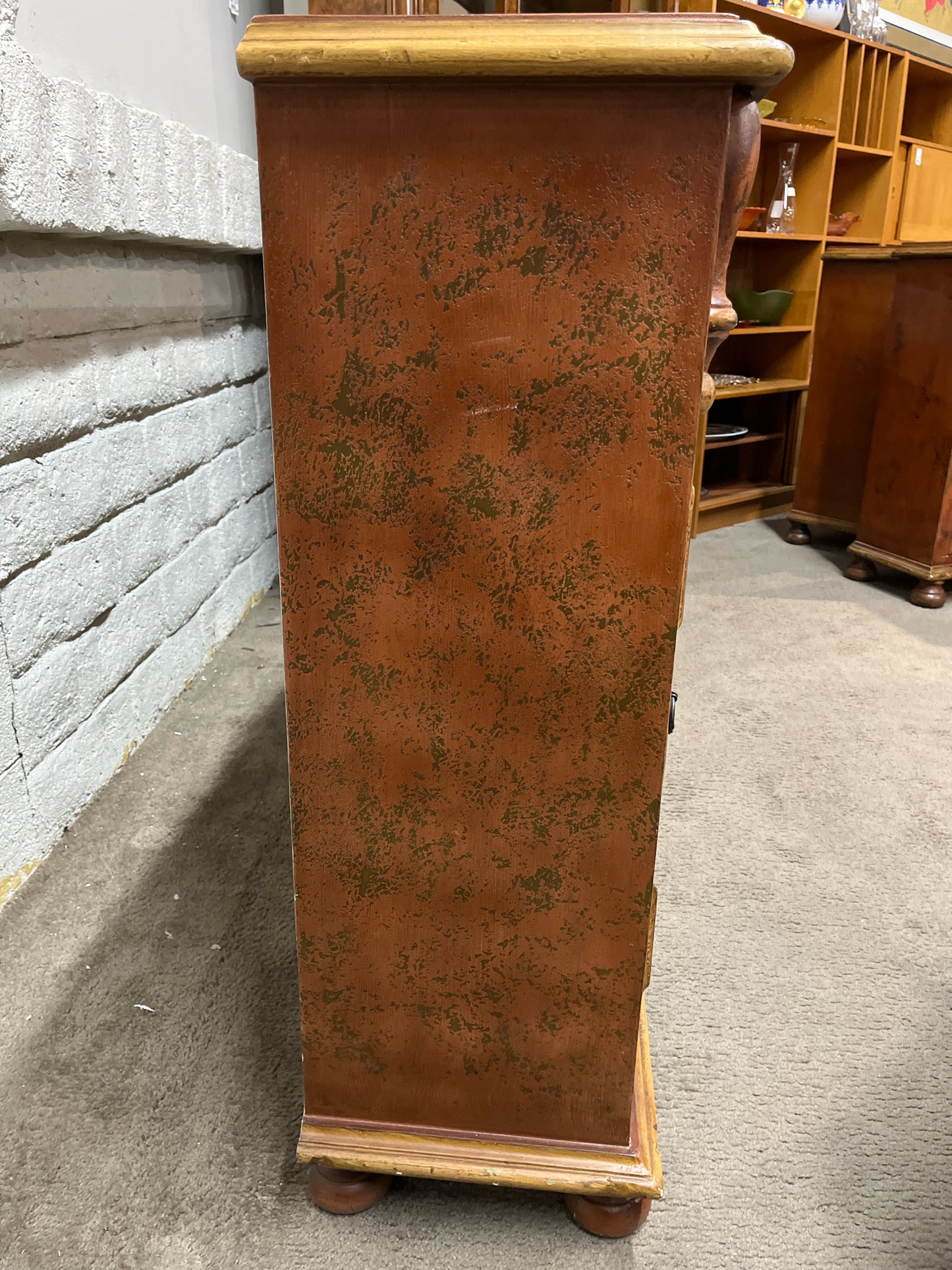 Van Thiel Rustic Rust Credenza