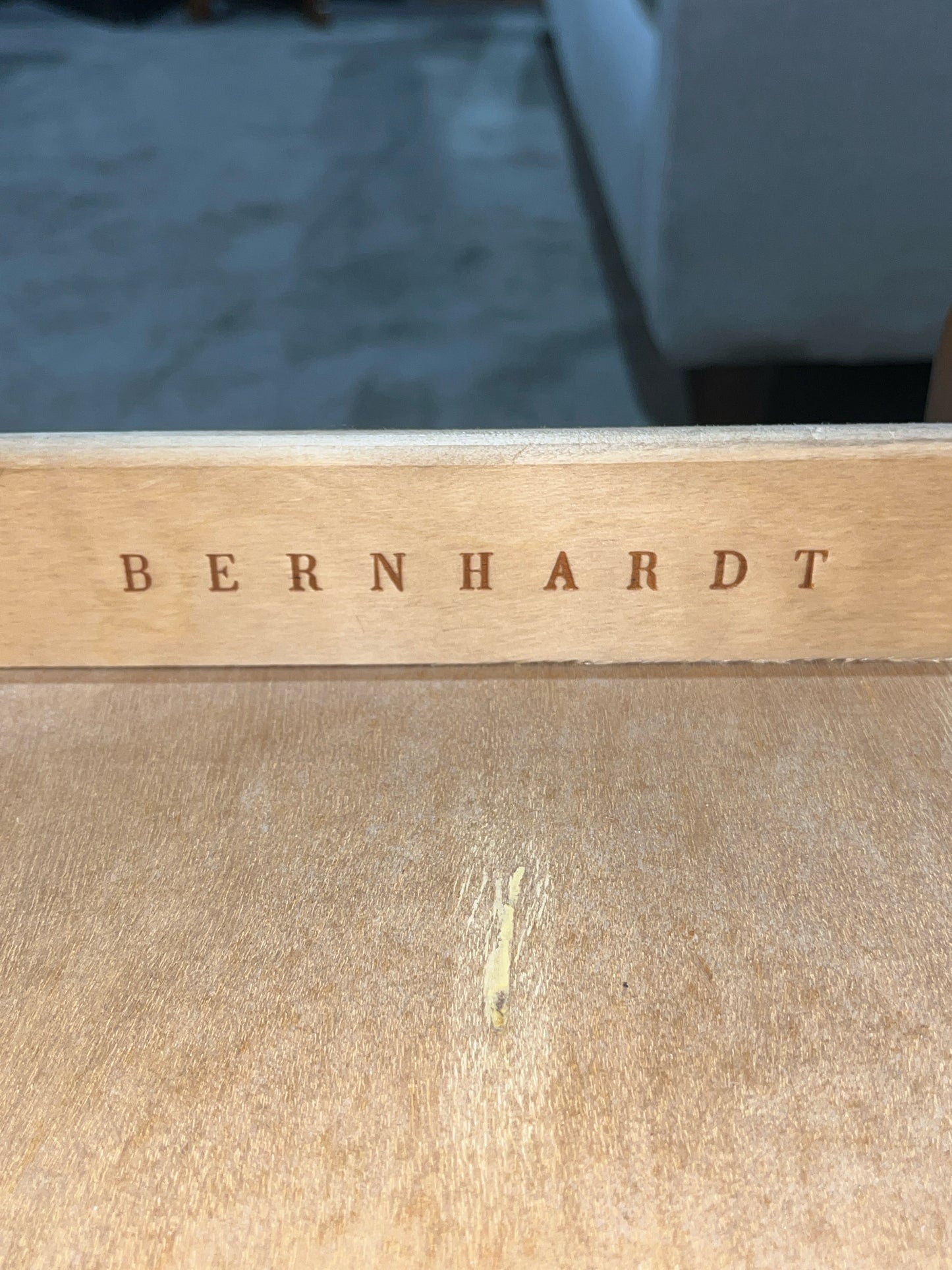 Bernhardt Single Drawer Asian Style Side Table