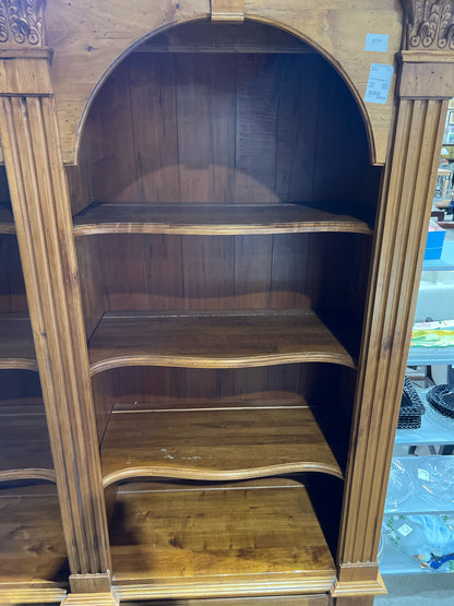 Wooden Arch Bookcase