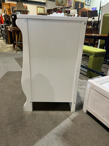 6 Drawer White Wood Dresser