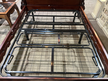 Queen Size Black Metal Electric Remote Control Bed Frame