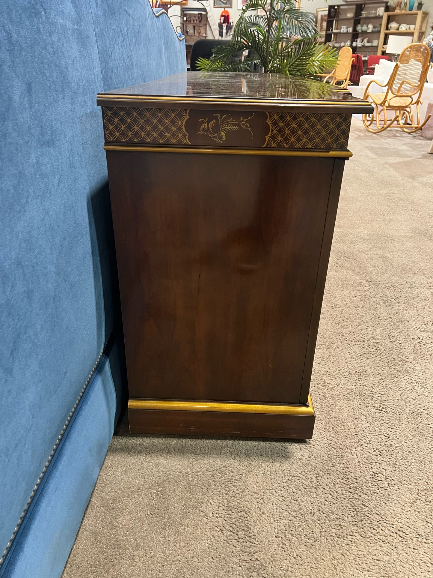 Drexel Heritage 4 Door Asian Style Wood Media Console