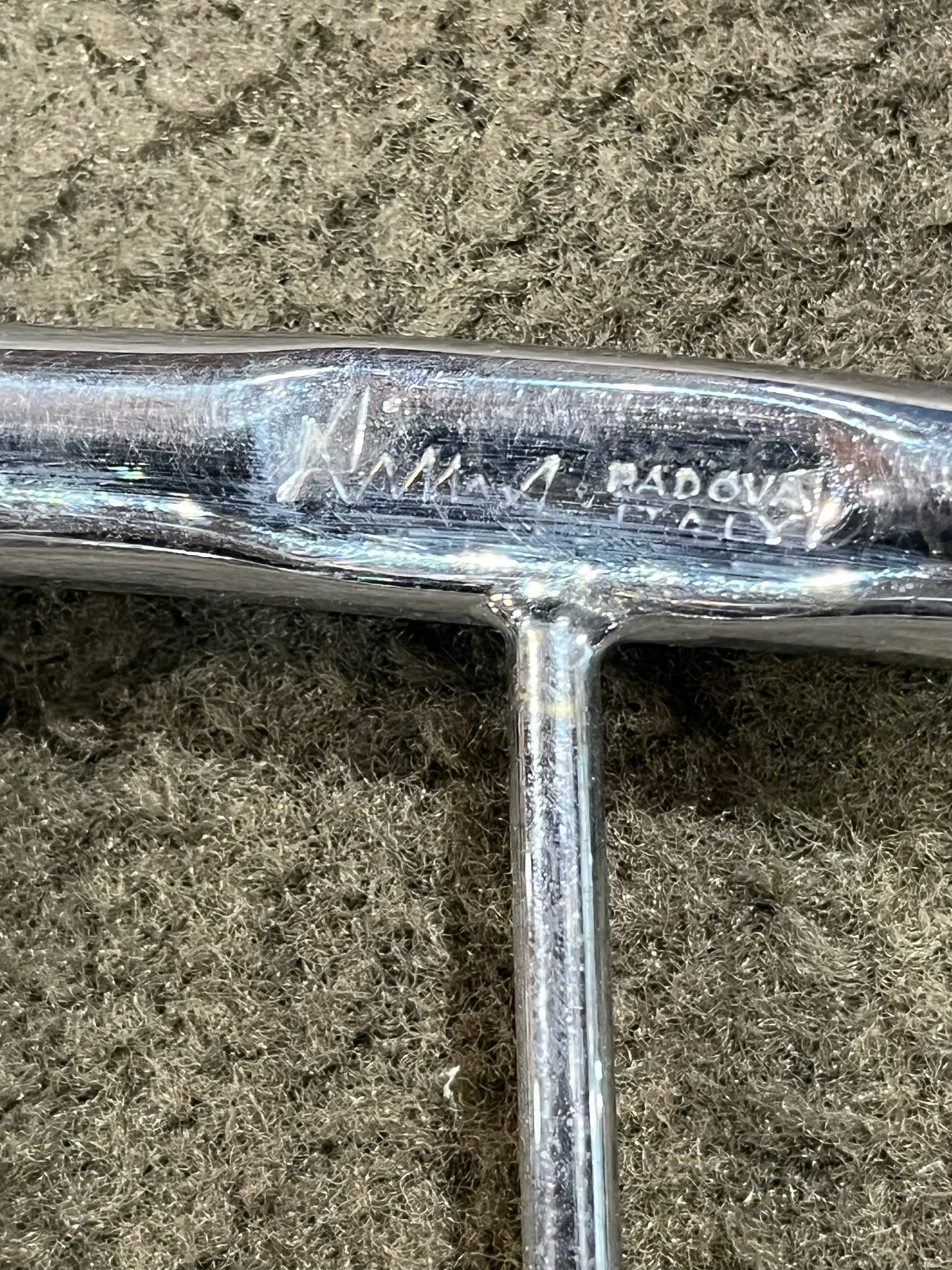 Rinaldi For Padova Italy MCM Stainless Steel Chair