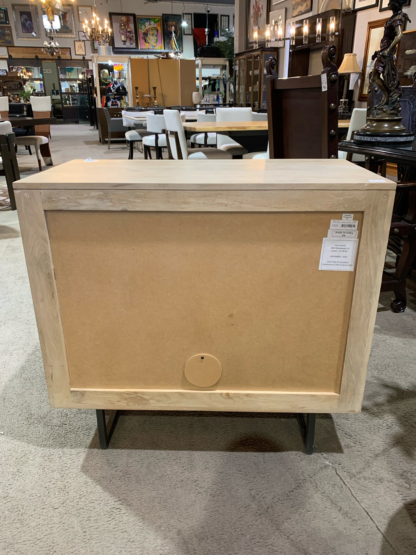 Four Hands 2 Door  Wood Cabinet