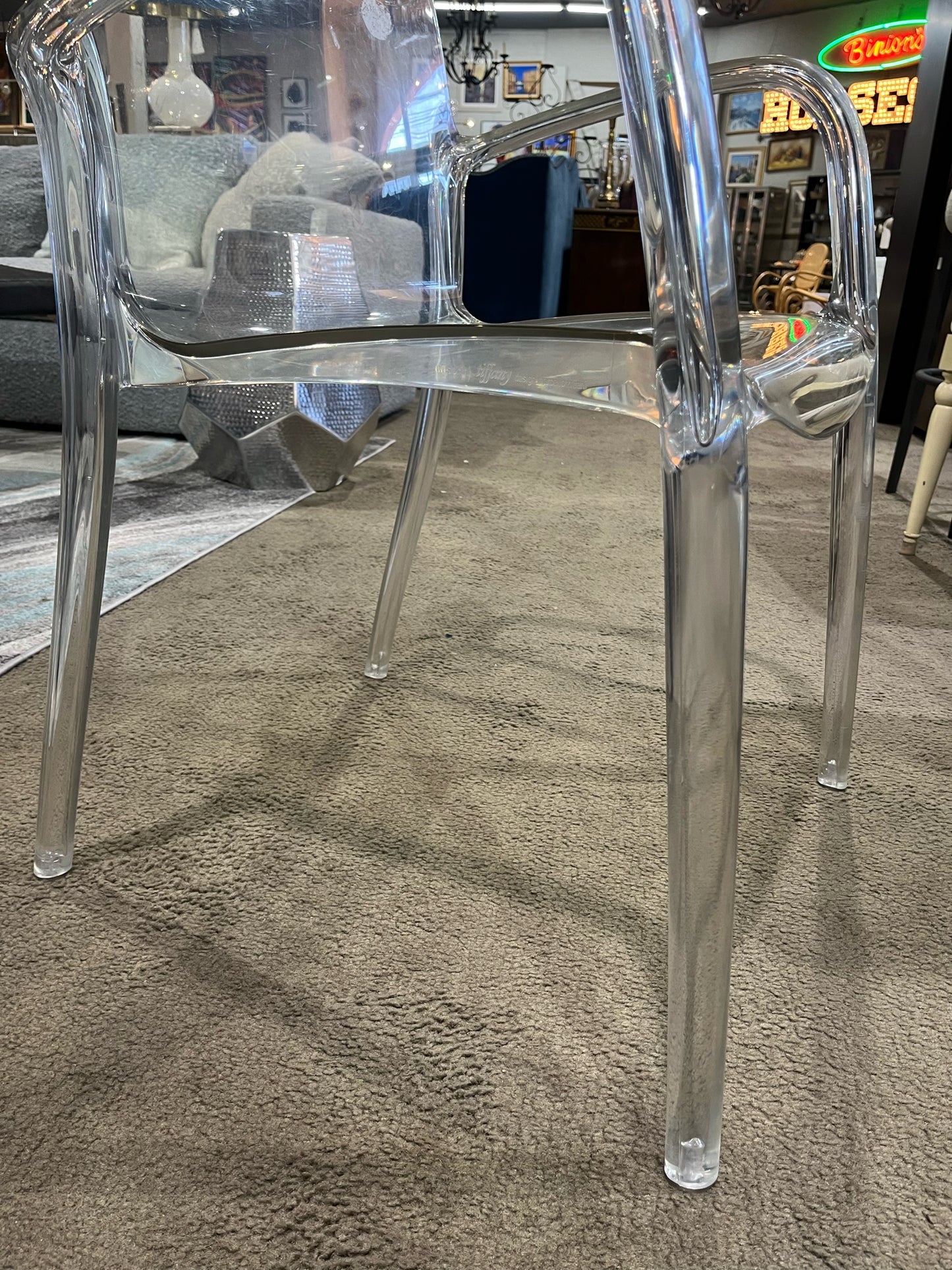 Casprini x Marcello Ziliani Clear Acrylic "Tiffany" Chair